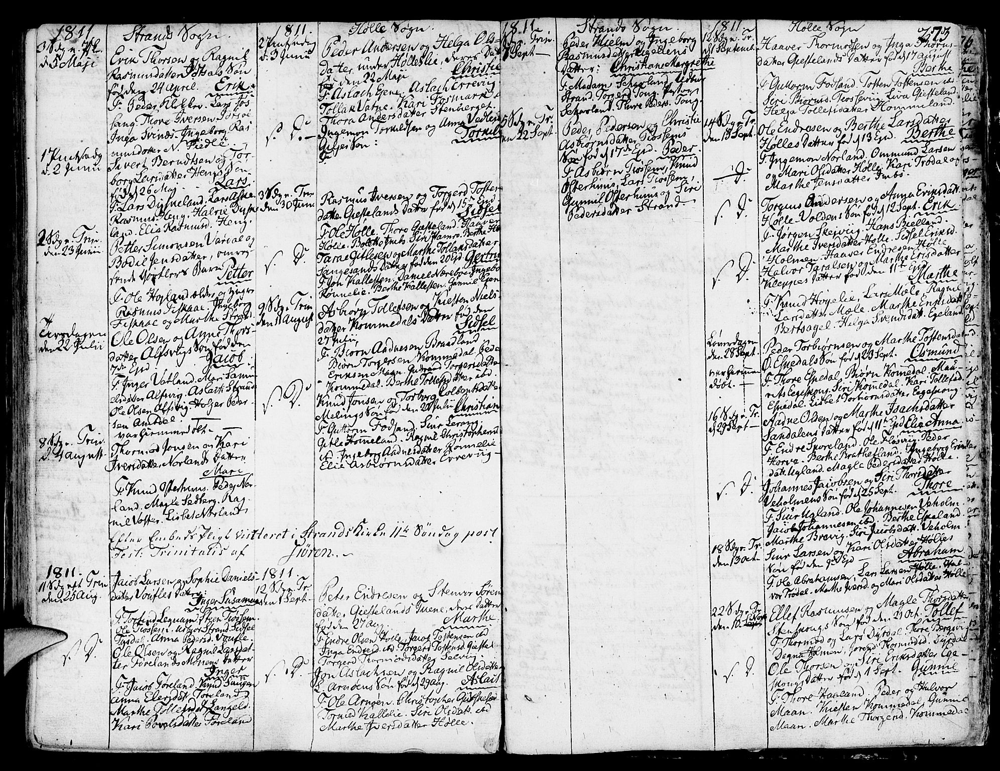 Strand sokneprestkontor, SAST/A-101828/H/Ha/Haa/L0003: Parish register (official) no. A 3, 1769-1816, p. 273