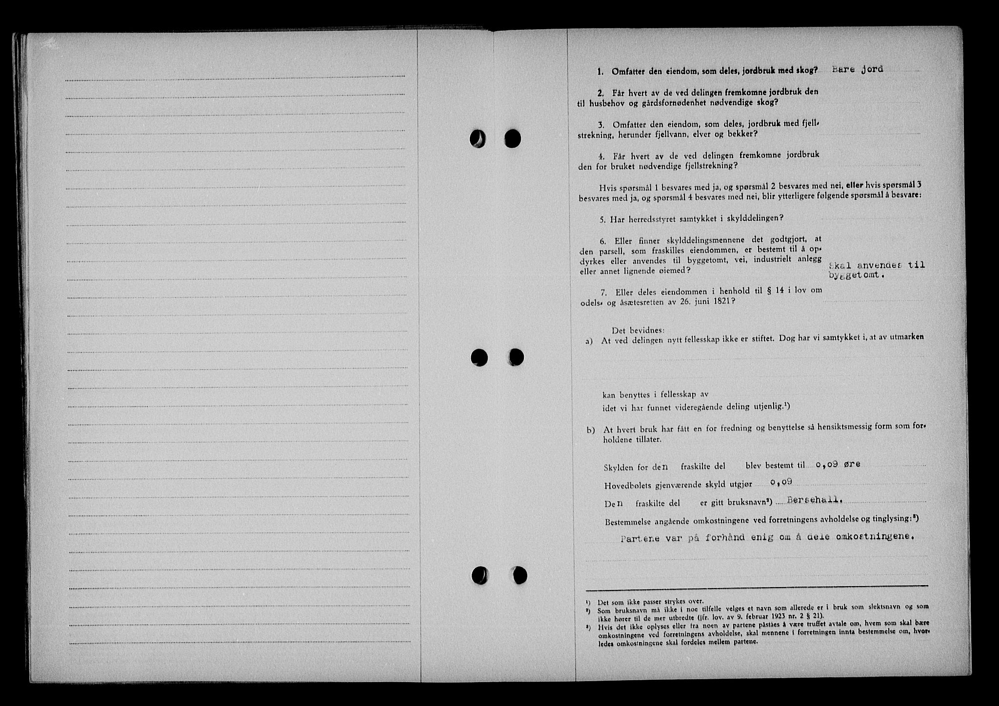 Vestre Nedenes/Sand sorenskriveri, SAK/1221-0010/G/Gb/Gba/L0053: Mortgage book no. A 6, 1944-1945, Diary no: : 583/1944
