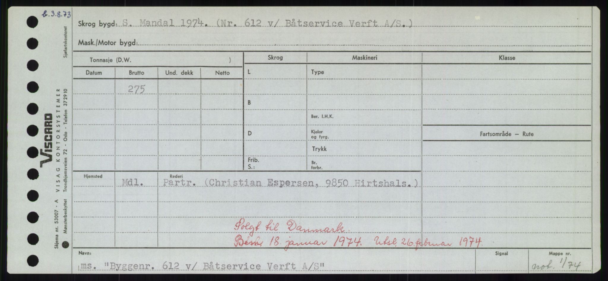 Sjøfartsdirektoratet med forløpere, Skipsmålingen, RA/S-1627/H/Hd/L0006: Fartøy, Byg-Båt, p. 183