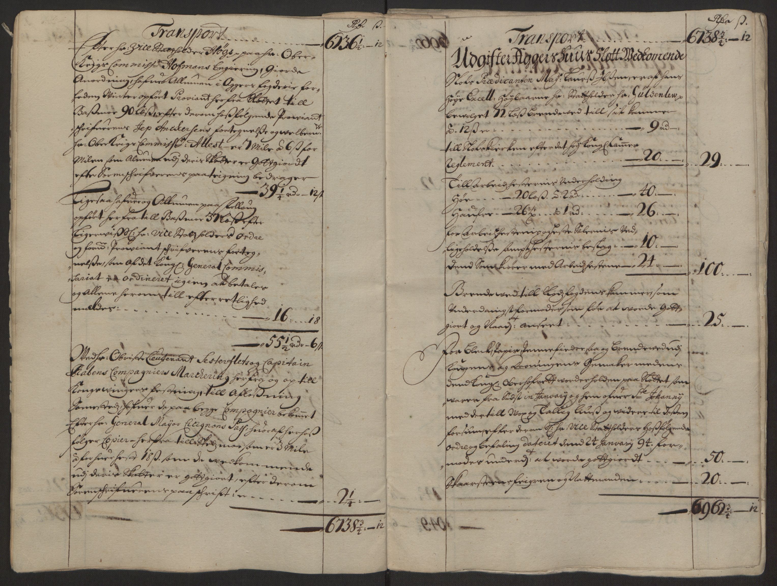 Rentekammeret inntil 1814, Reviderte regnskaper, Fogderegnskap, AV/RA-EA-4092/R10/L0438: Fogderegnskap Aker og Follo, 1694, p. 14