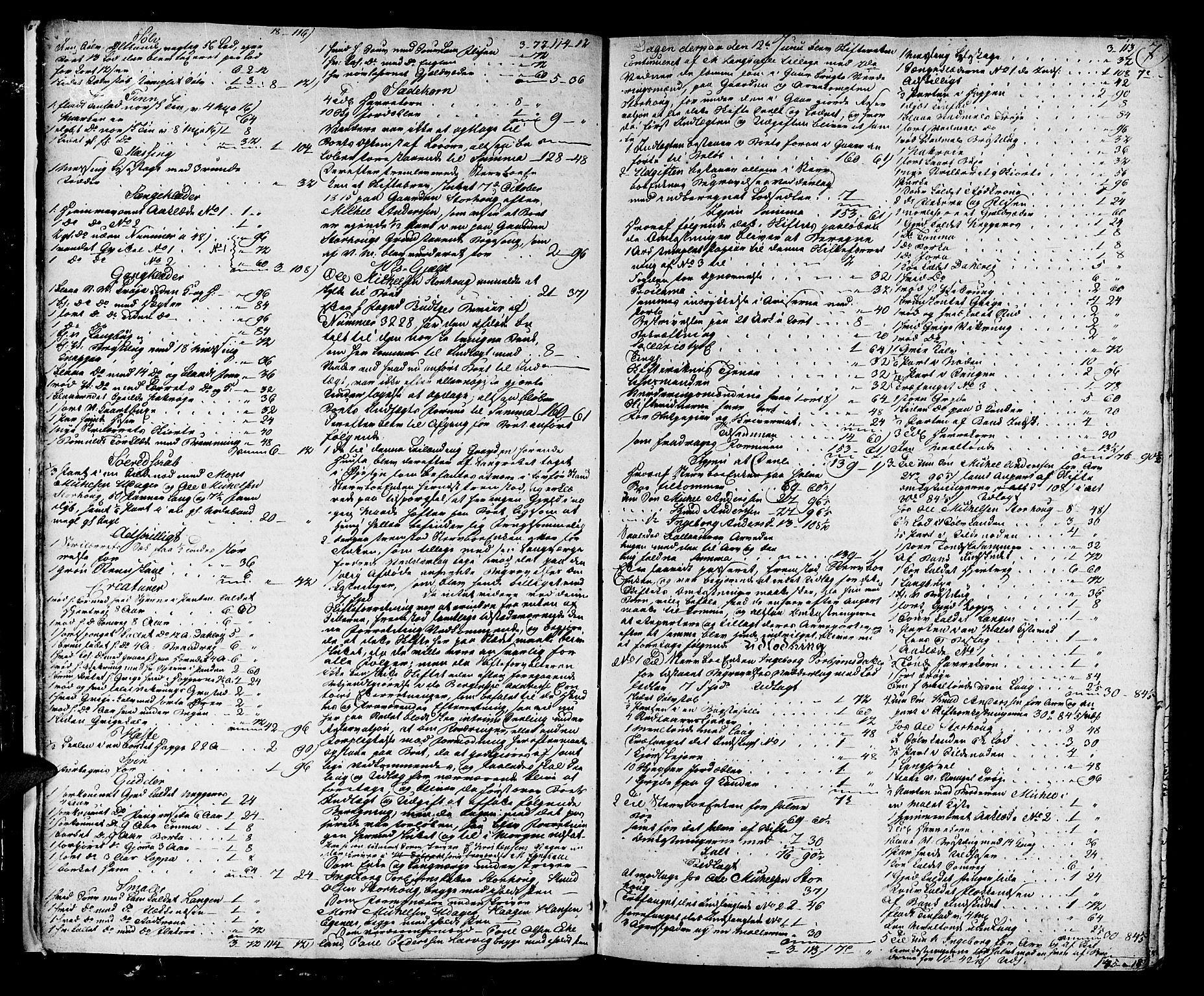 Sunnhordland sorenskrivar, AV/SAB-A-2401/1/H/Ha/Haa/L0014: Skifteprotokollar. Register i protokoll, 1819-1826, p. 6b-7a