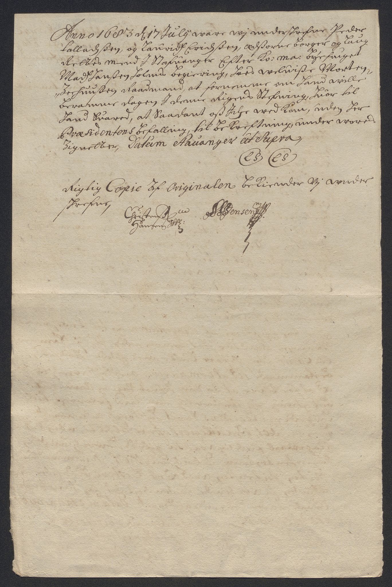 Rentekammeret inntil 1814, Reviderte regnskaper, Byregnskaper, AV/RA-EA-4066/R/Ro/L0316: [O14] Sikt og sakefall, 1662-1693, p. 285