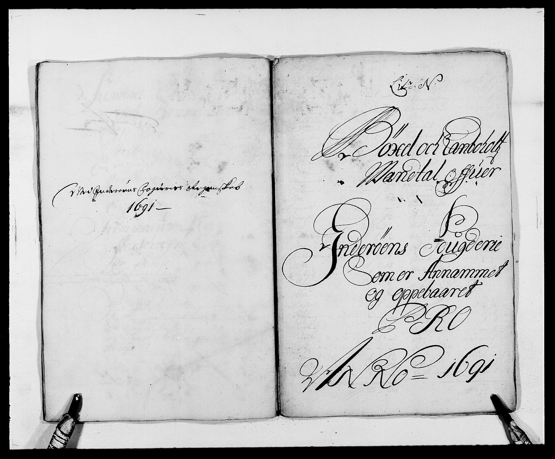 Rentekammeret inntil 1814, Reviderte regnskaper, Fogderegnskap, AV/RA-EA-4092/R63/L4307: Fogderegnskap Inderøy, 1690-1691, p. 398