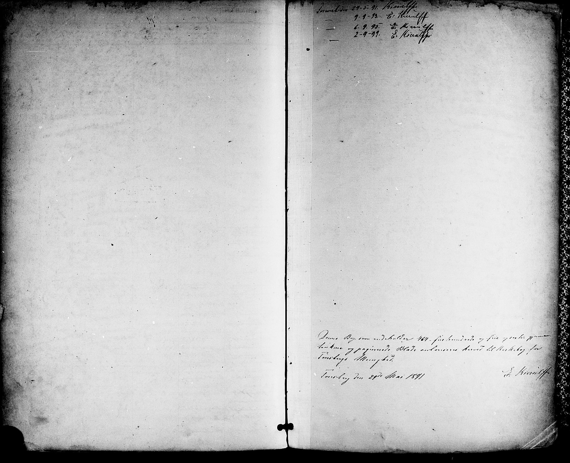 Tønsberg kirkebøker, SAKO/A-330/F/Fa/L0012: Parish register (official) no. I 12, 1891-1899