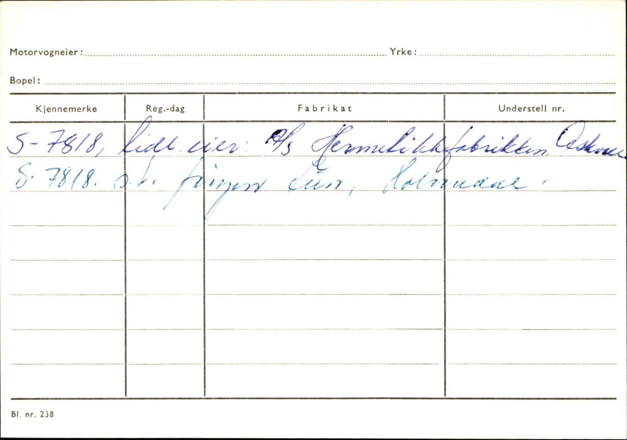 Statens vegvesen, Sogn og Fjordane vegkontor, AV/SAB-A-5301/4/F/L0125: Eigarregister Sogndal V-Å. Aurland A-Å. Fjaler A-N, 1945-1975, p. 2422