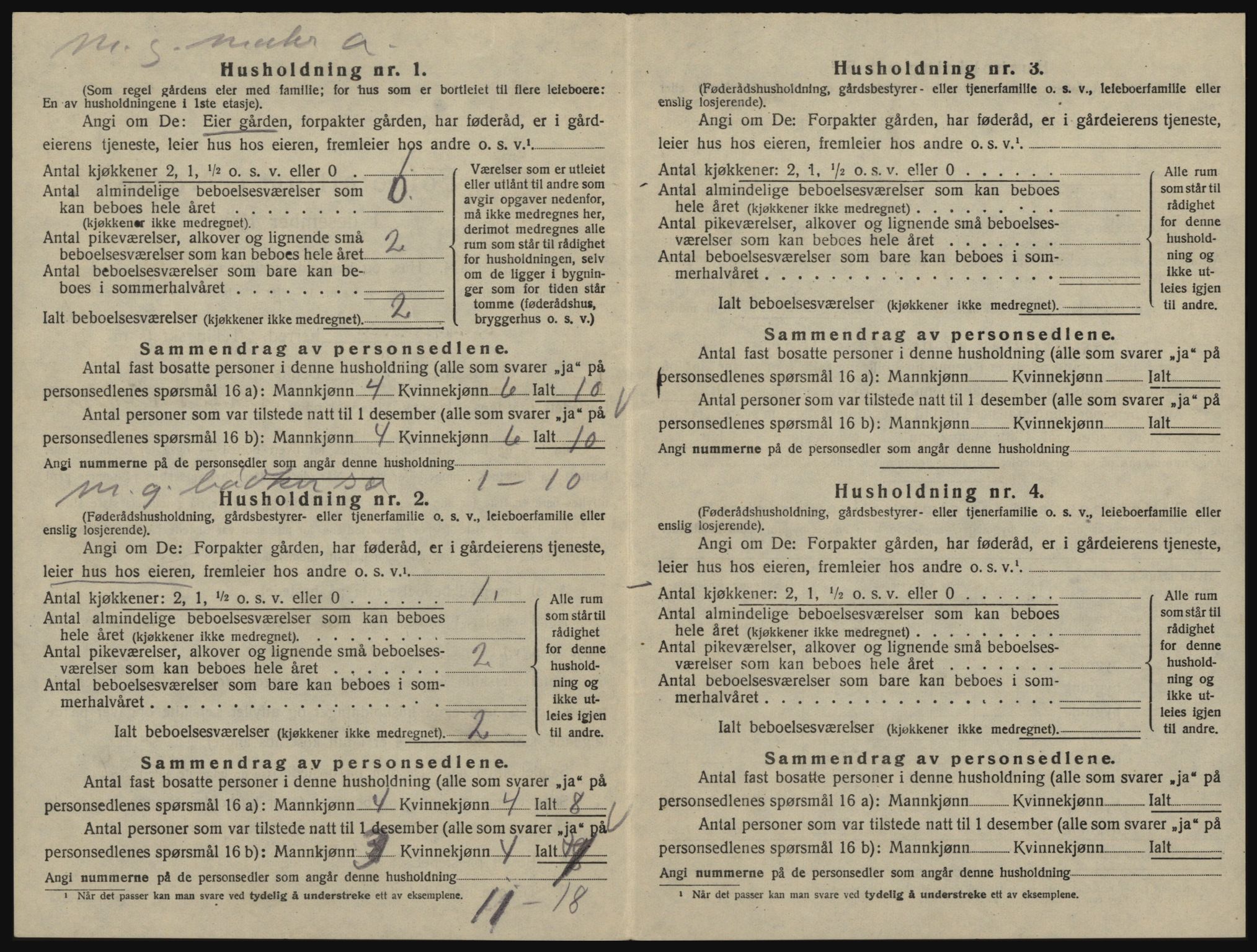 SAO, 1920 census for Glemmen, 1920, p. 1622