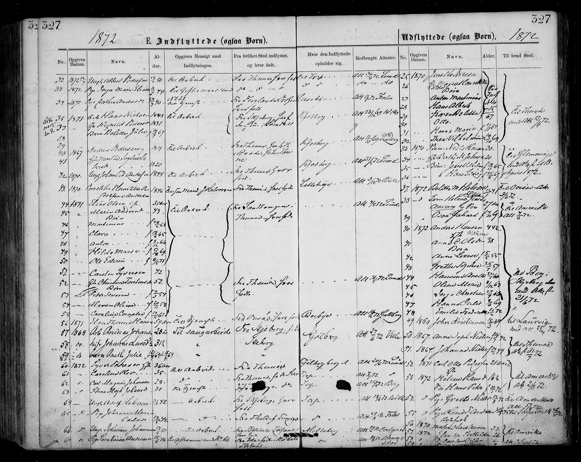 Borge prestekontor Kirkebøker, AV/SAO-A-10903/F/Fa/L0006: Parish register (official) no. I 6, 1861-1874, p. 327