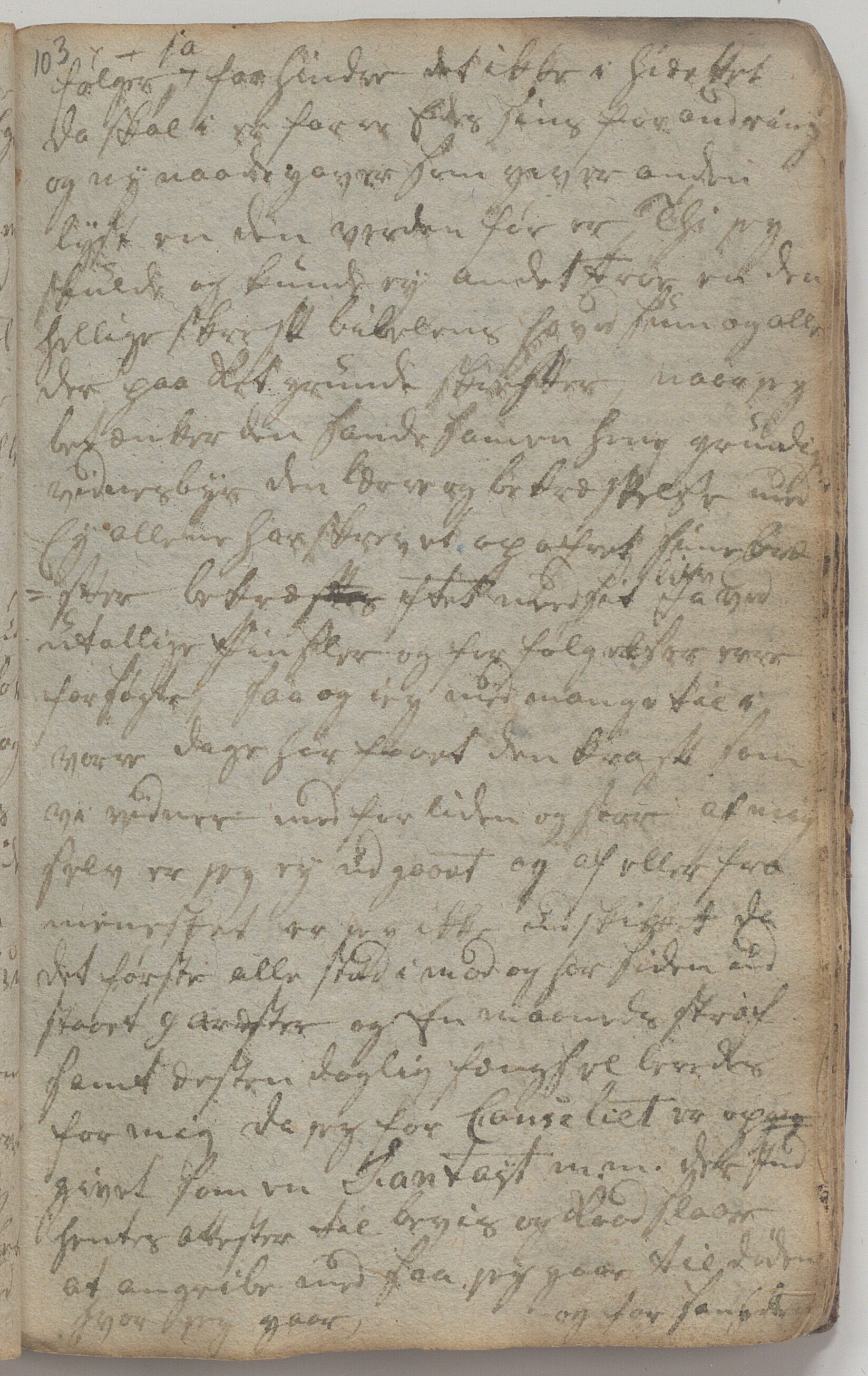 Heggtveitsamlingen, TMF/A-1007/H/L0045/0005: Brev, kopibøker, biografiske opptegnelser etc. / "Bøasæter", 1800-1820, p. 103