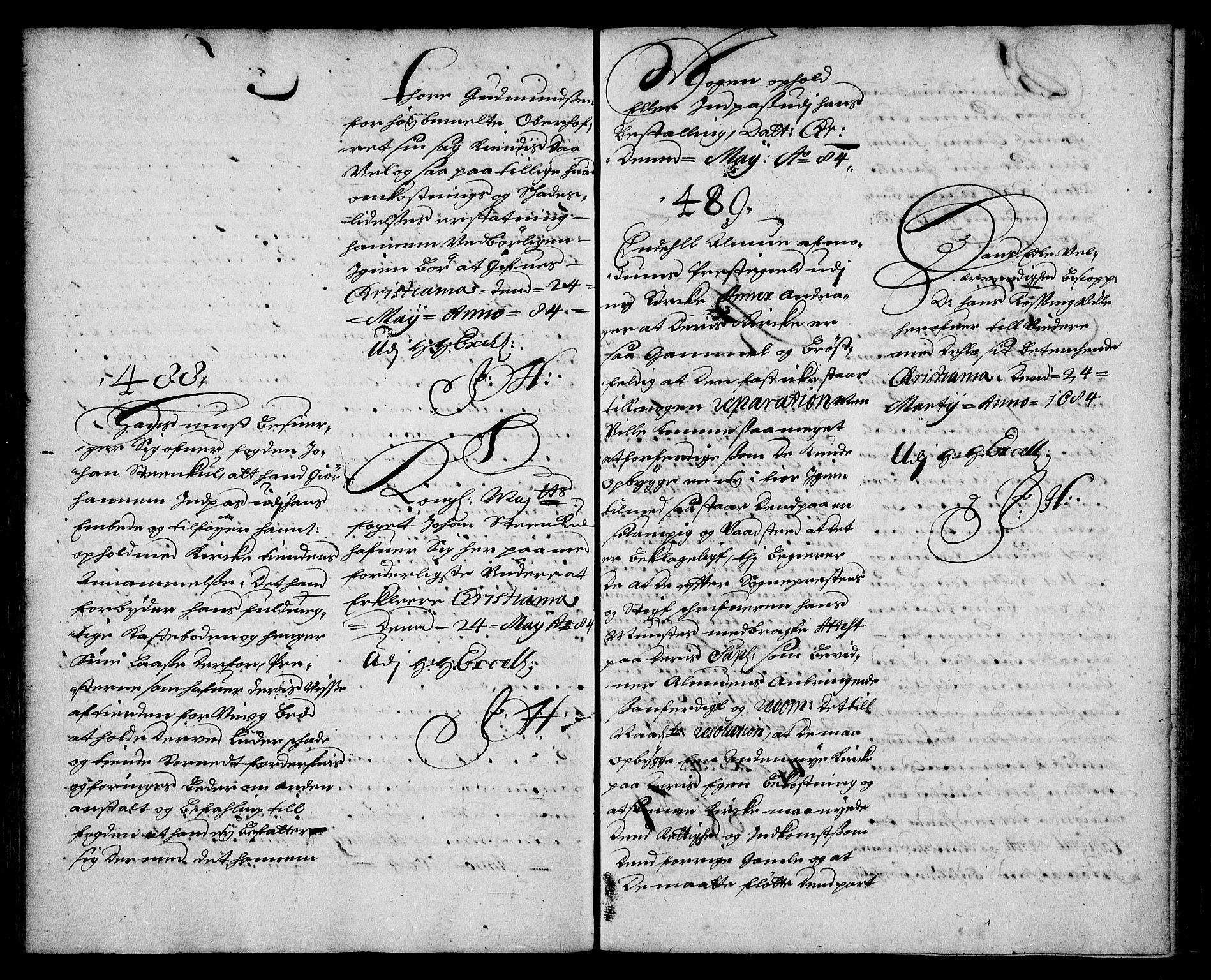 Stattholderembetet 1572-1771, AV/RA-EA-2870/Ae/L0001: Supplikasjons- og resolusjonsprotokoll, 1683-1684