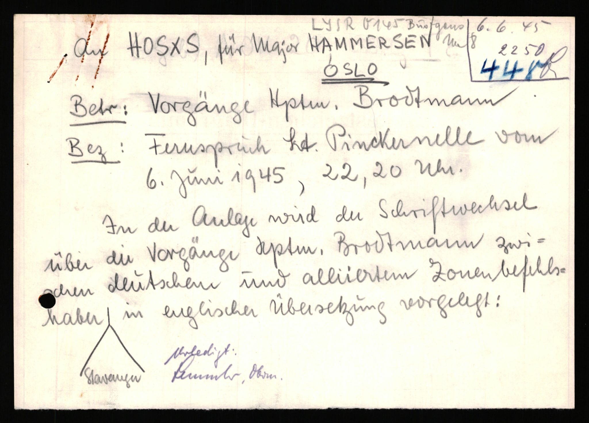 Deutscher Oberbefehlshaber Norwegen (DOBN), AV/RA-RAFA-2197/D/Dl/L0119: DB Zone Stavanger Abt. Ic, 1945, p. 104