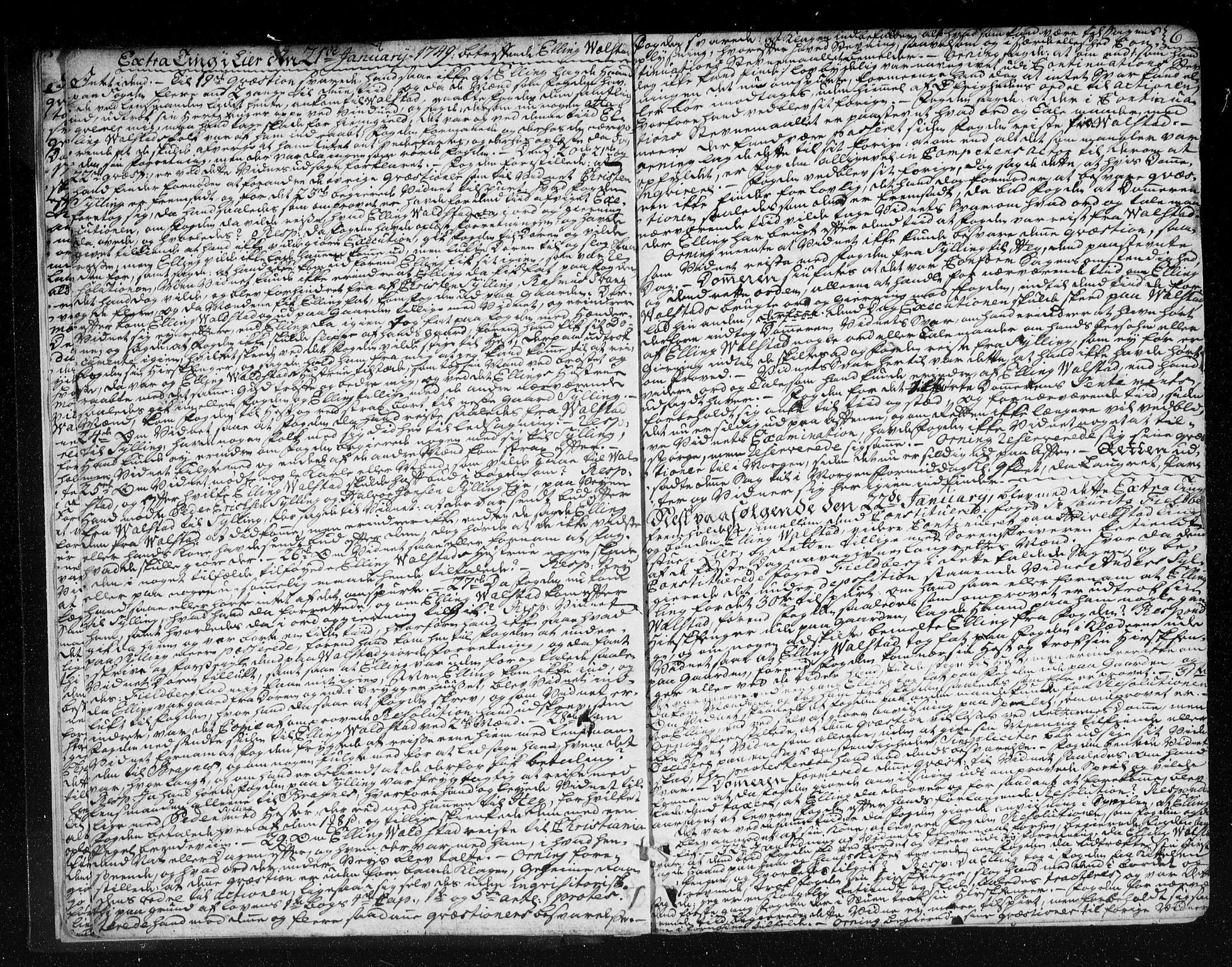 Lier, Røyken og Hurum sorenskriveri, AV/SAKO-A-89/F/Fa/L0052: Tingbok, 1748-1755, p. 6