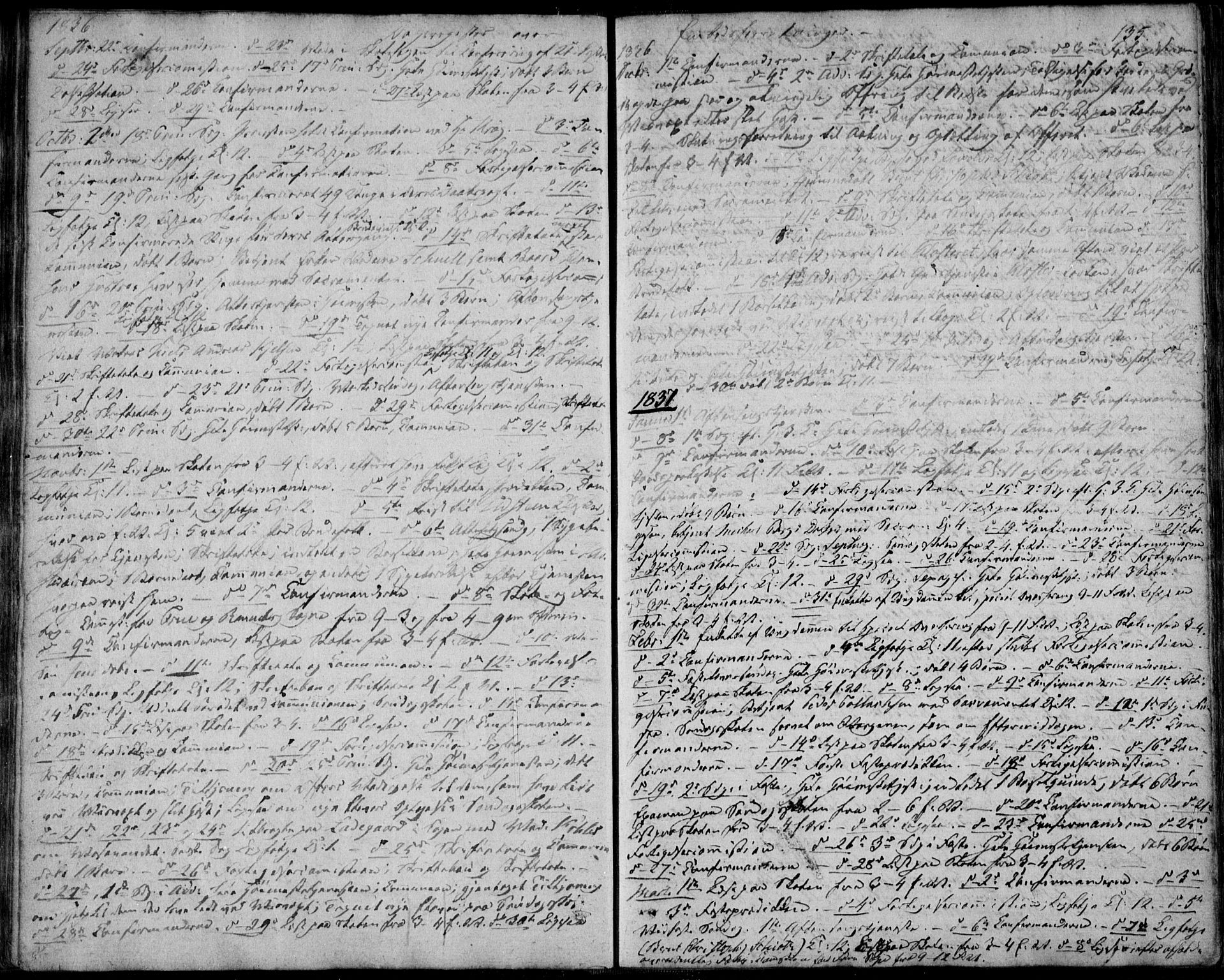 Domkirken sokneprestkontor, SAST/A-101812/001/30/30BA/L0013: Parish register (official) no. A 12, 1823-1861, p. 135