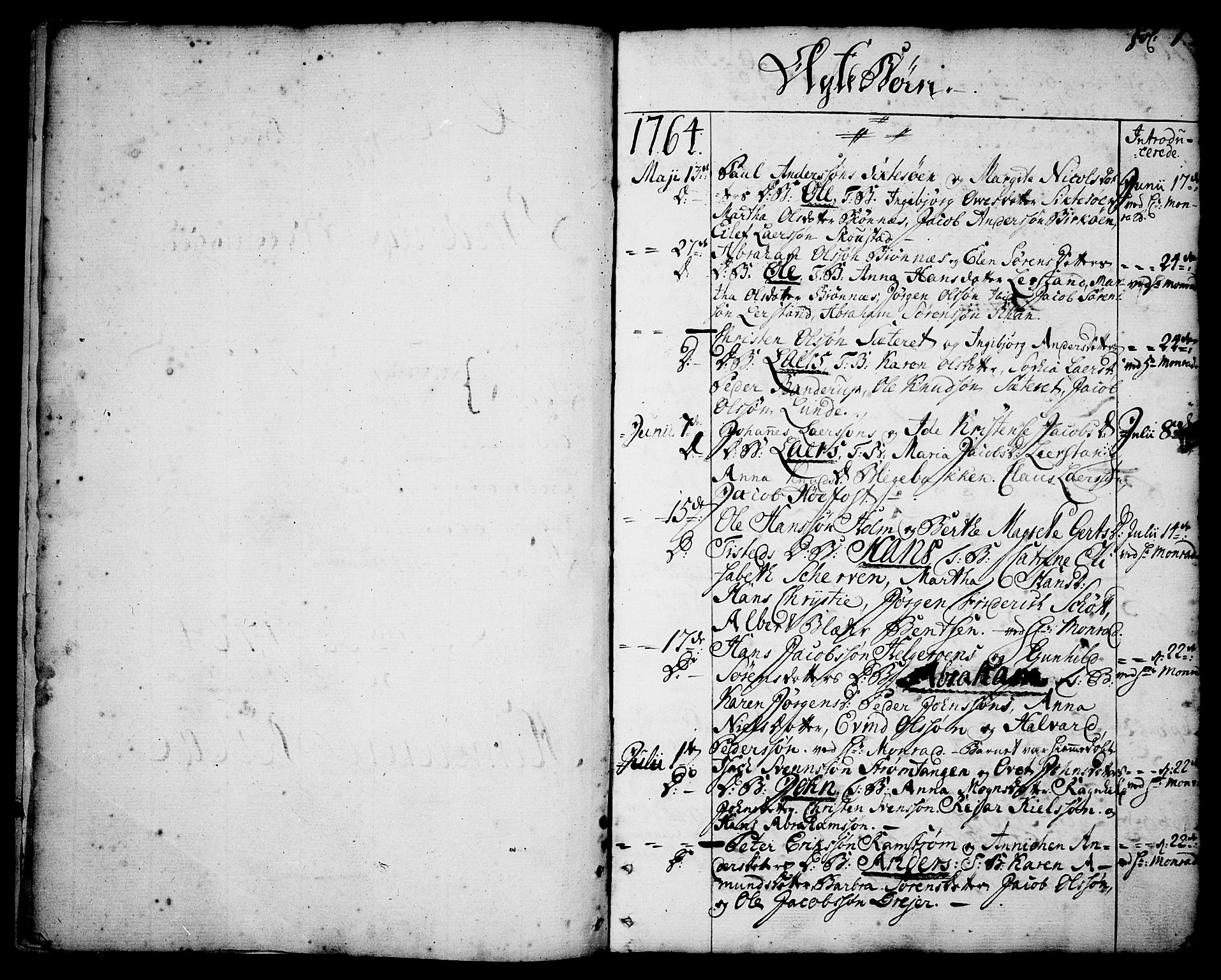 Brevik kirkebøker, SAKO/A-255/F/Fa/L0003: Parish register (official) no. 3, 1764-1814, p. 1