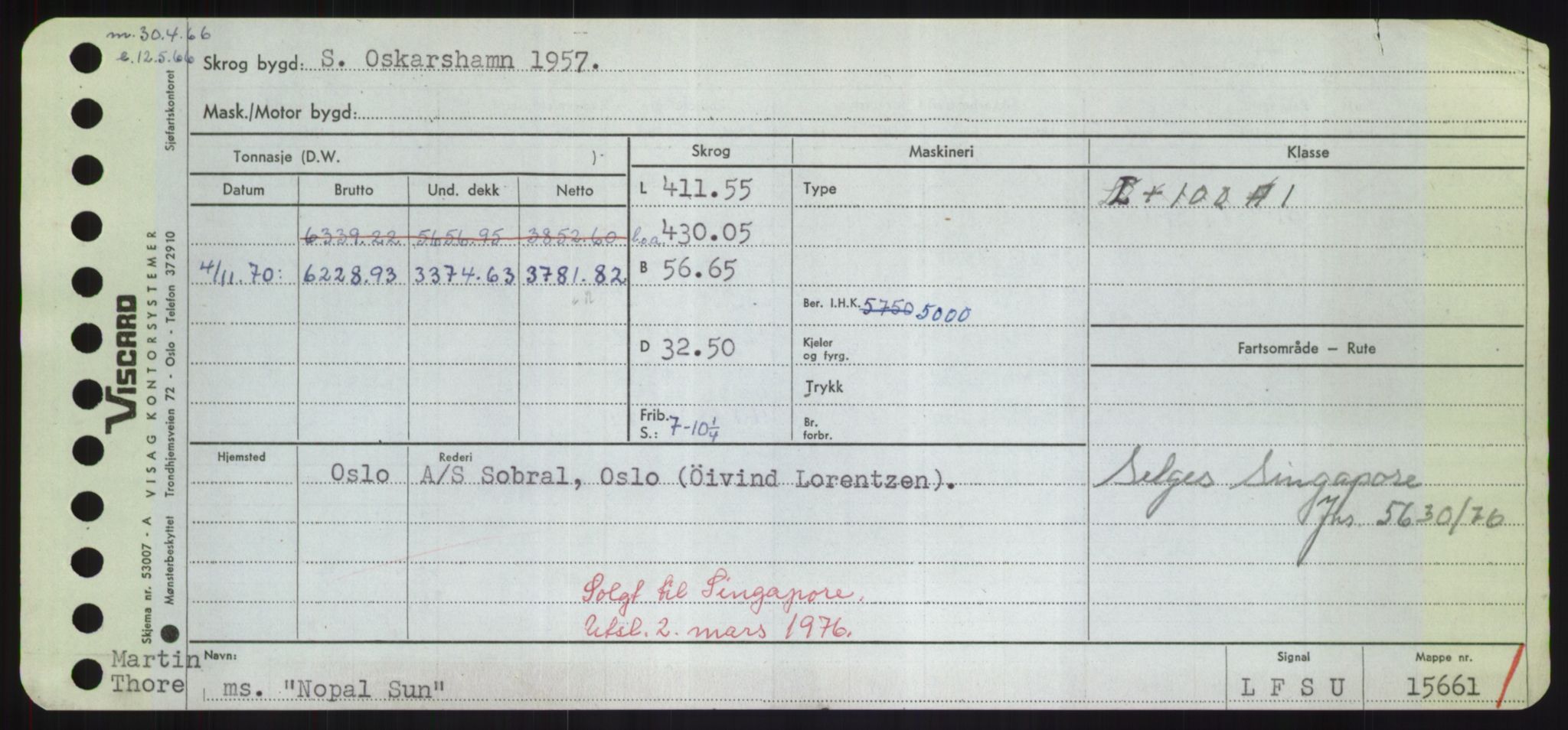 Sjøfartsdirektoratet med forløpere, Skipsmålingen, AV/RA-S-1627/H/Hd/L0026: Fartøy, N-Norhol, p. 299