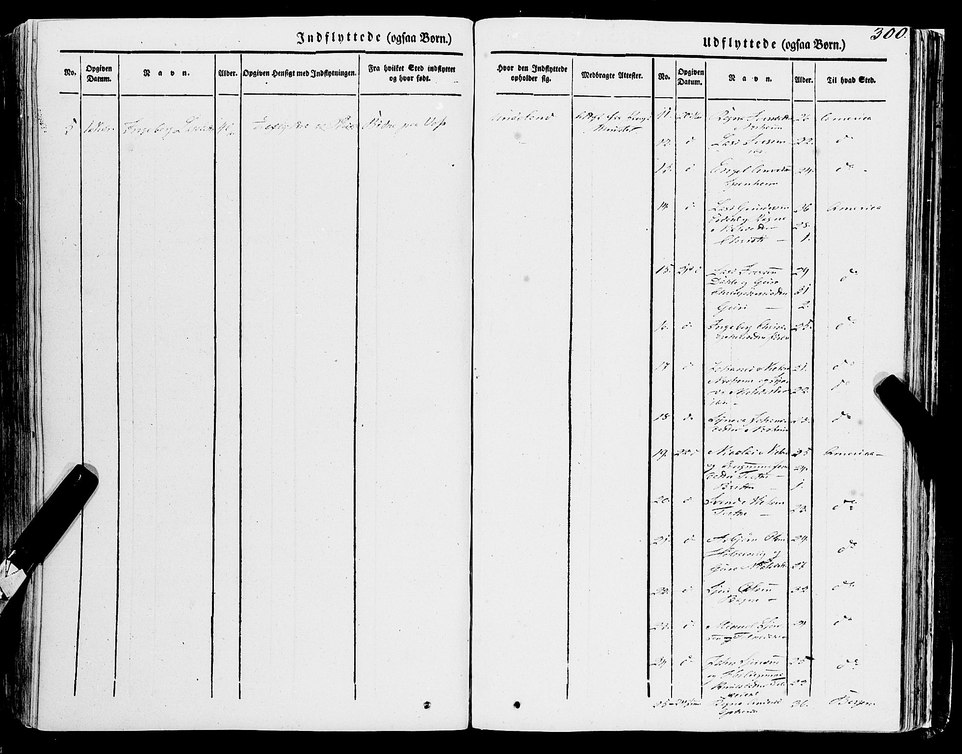 Ulvik sokneprestembete, AV/SAB-A-78801/H/Haa: Parish register (official) no. A 12, 1839-1853, p. 300