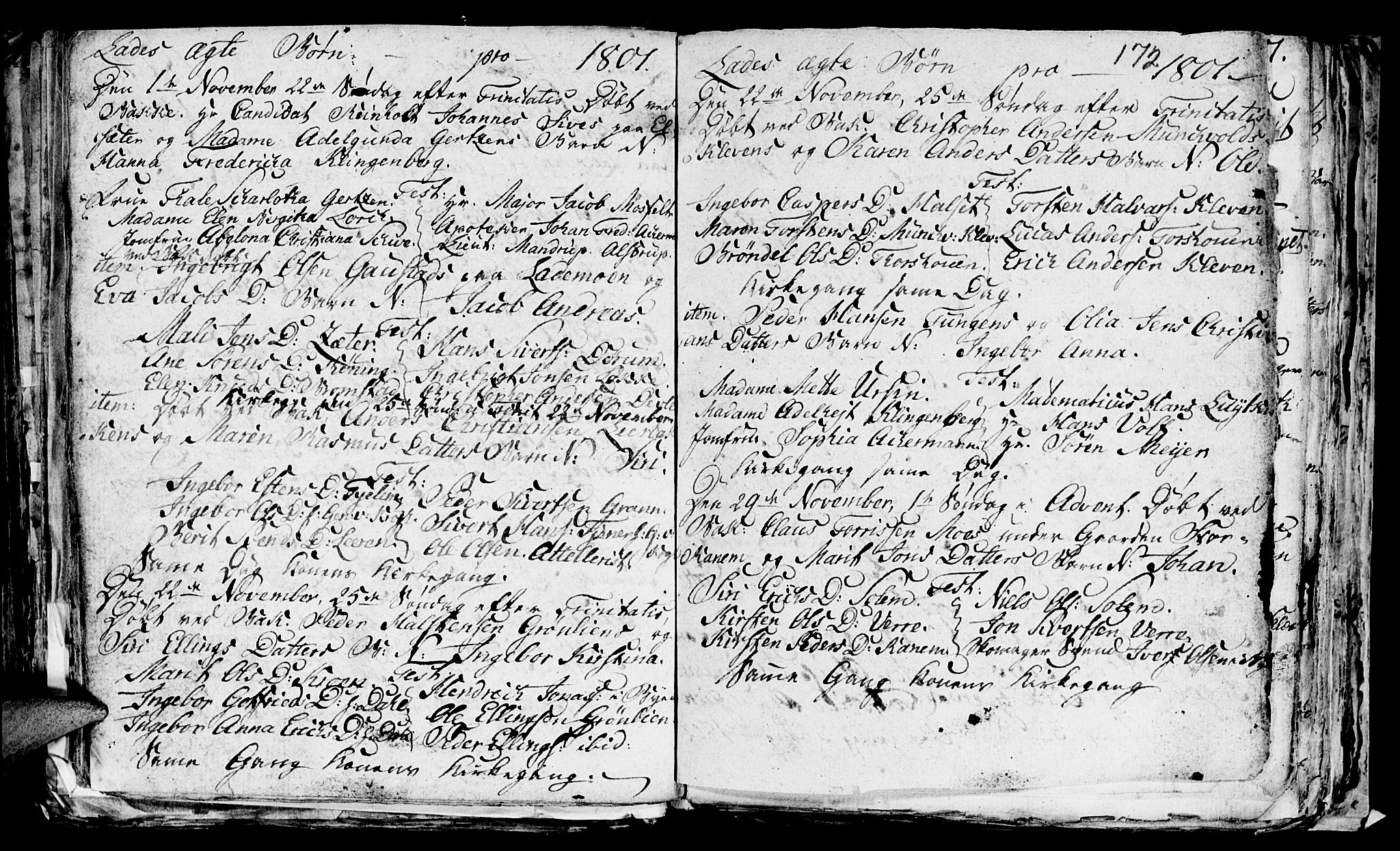 Ministerialprotokoller, klokkerbøker og fødselsregistre - Sør-Trøndelag, SAT/A-1456/606/L0305: Parish register (copy) no. 606C01, 1757-1819, p. 172