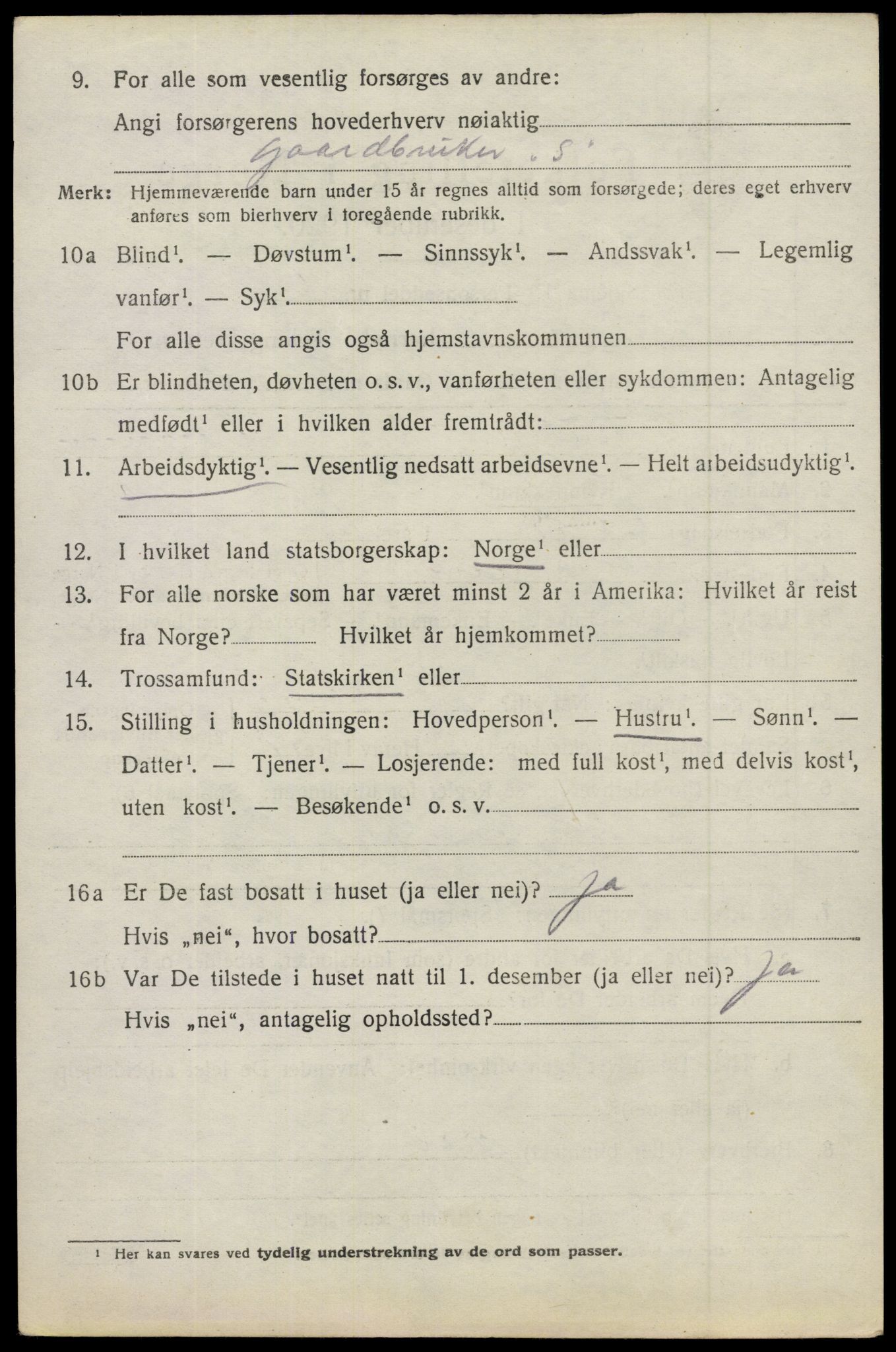 SAO, 1920 census for Trøgstad, 1920, p. 4645