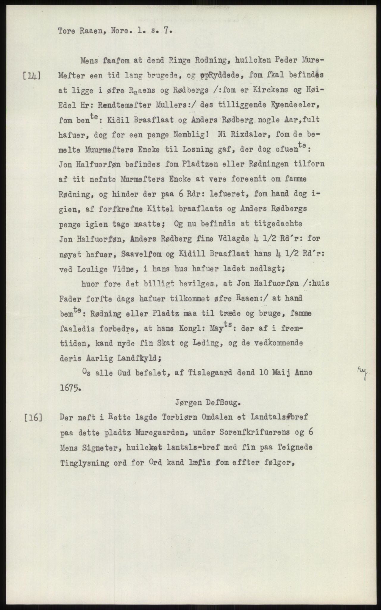 Samlinger til kildeutgivelse, Diplomavskriftsamlingen, AV/RA-EA-4053/H/Ha, p. 38