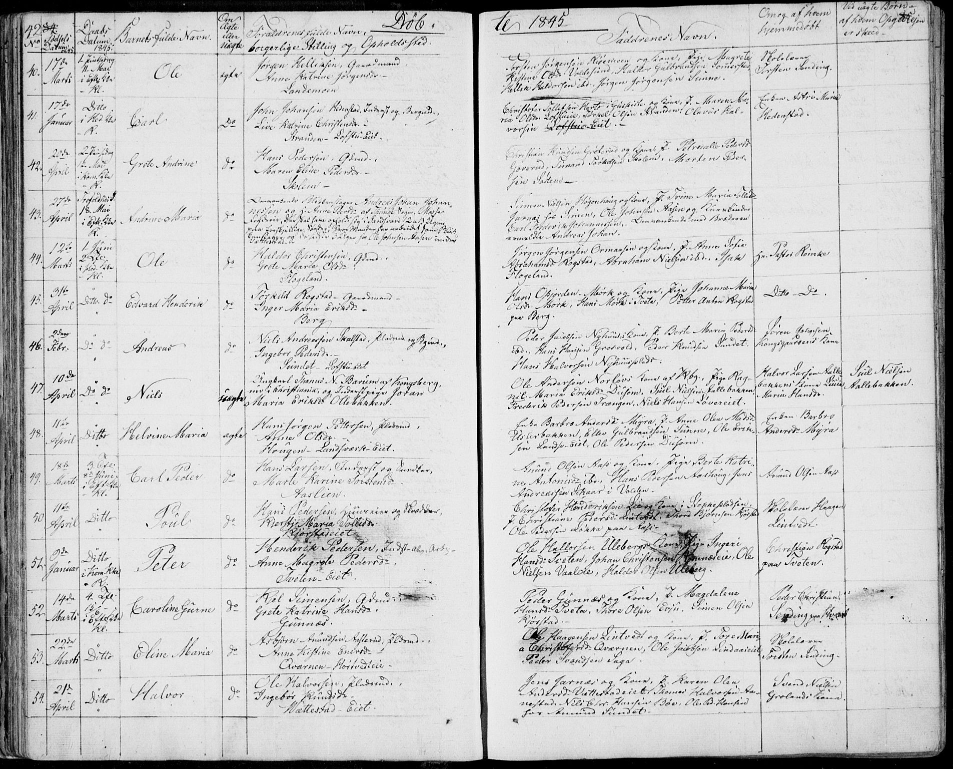Sandsvær kirkebøker, SAKO/A-244/F/Fa/L0005: Parish register (official) no. I 5, 1840-1856, p. 84-85