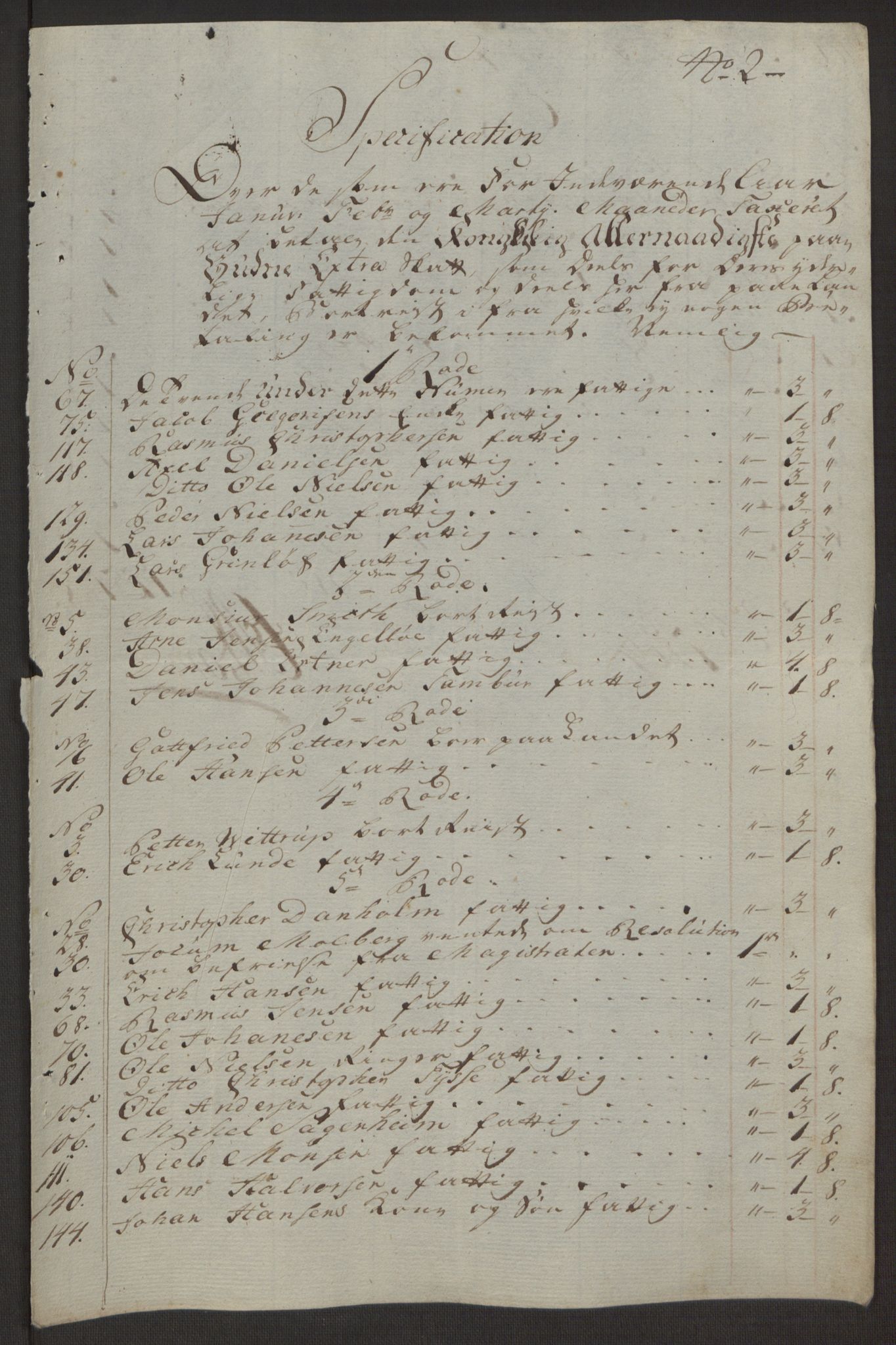 Rentekammeret inntil 1814, Reviderte regnskaper, Byregnskaper, AV/RA-EA-4066/R/Rp/L0367/0001: [P21] Kontribusjonsregnskap / Ekstraskatt, 1764, p. 90