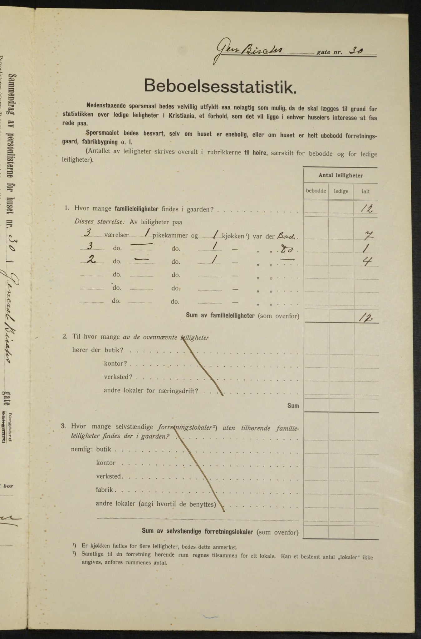 OBA, Municipal Census 1913 for Kristiania, 1913, p. 29173