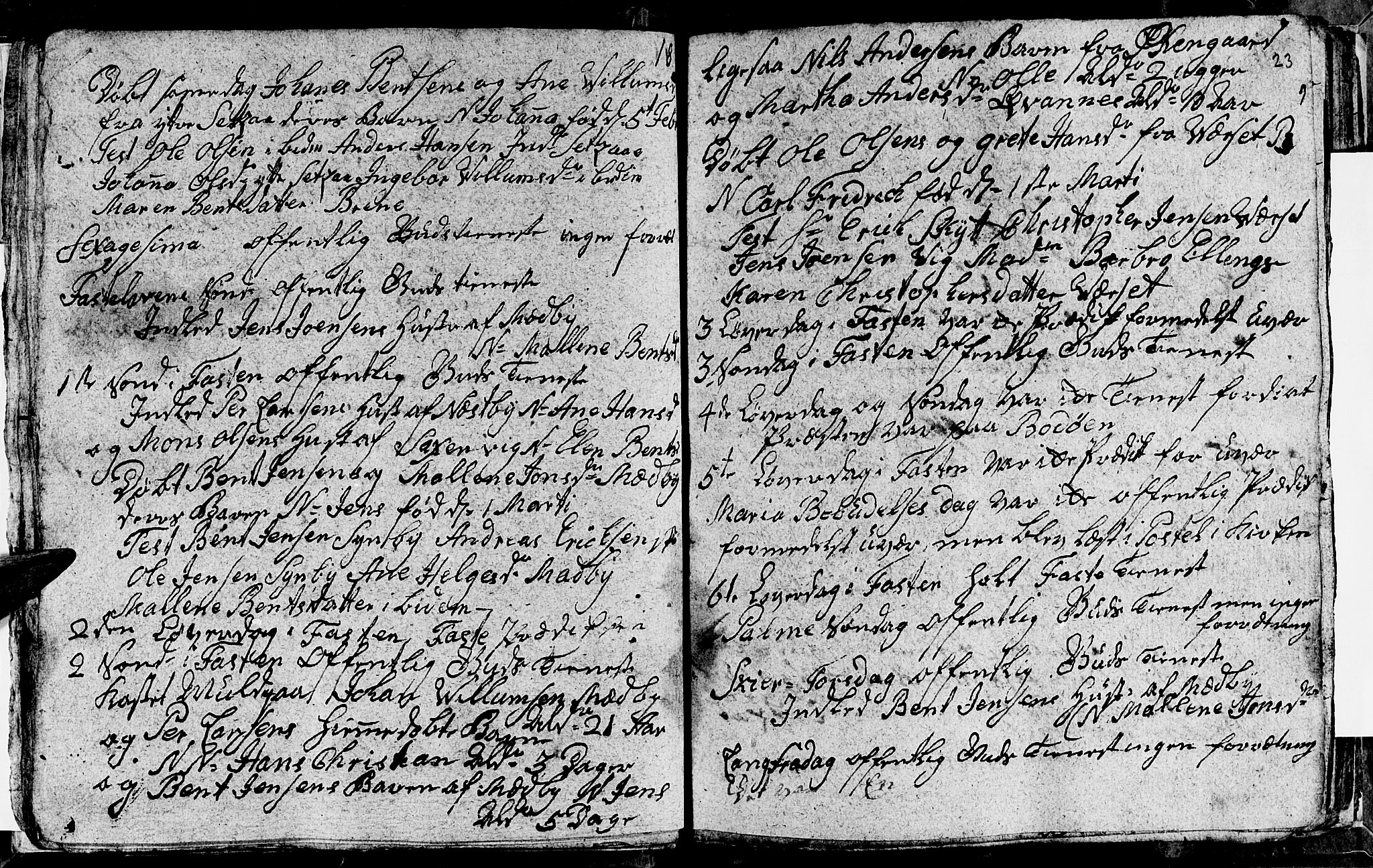 Ministerialprotokoller, klokkerbøker og fødselsregistre - Nordland, SAT/A-1459/847/L0675: Parish register (copy) no. 847C03, 1808-1820, p. 23