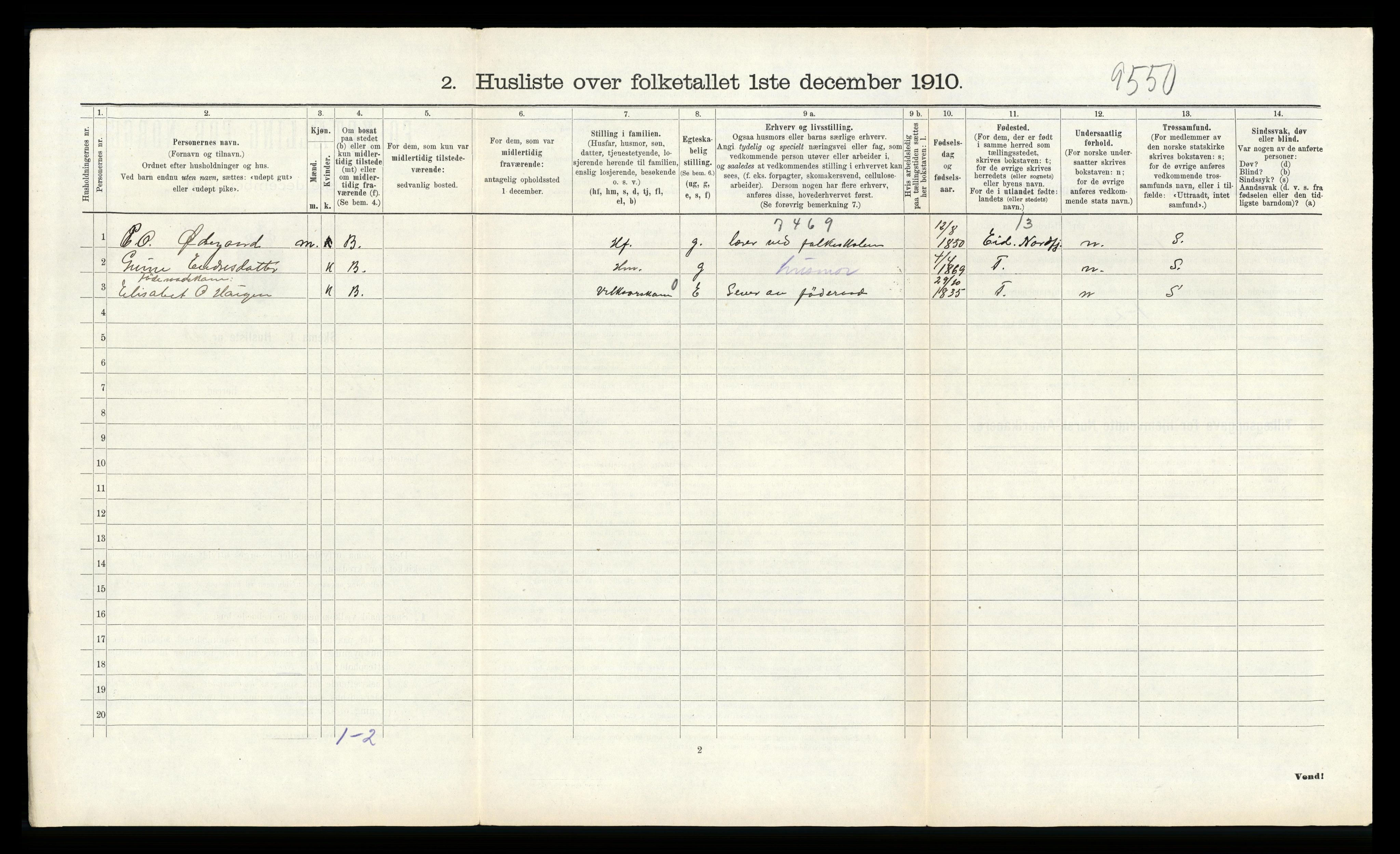 RA, 1910 census for Skånevik, 1910, p. 410