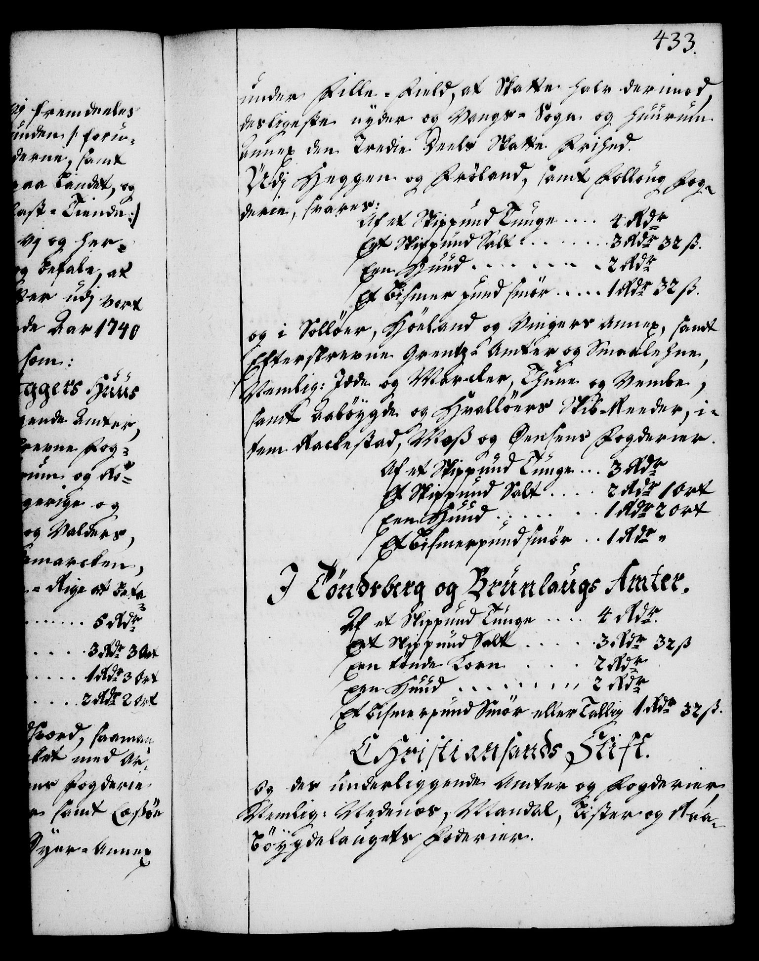Rentekammeret, Kammerkanselliet, RA/EA-3111/G/Gg/Gga/L0004: Norsk ekspedisjonsprotokoll med register (merket RK 53.4), 1734-1741, p. 433