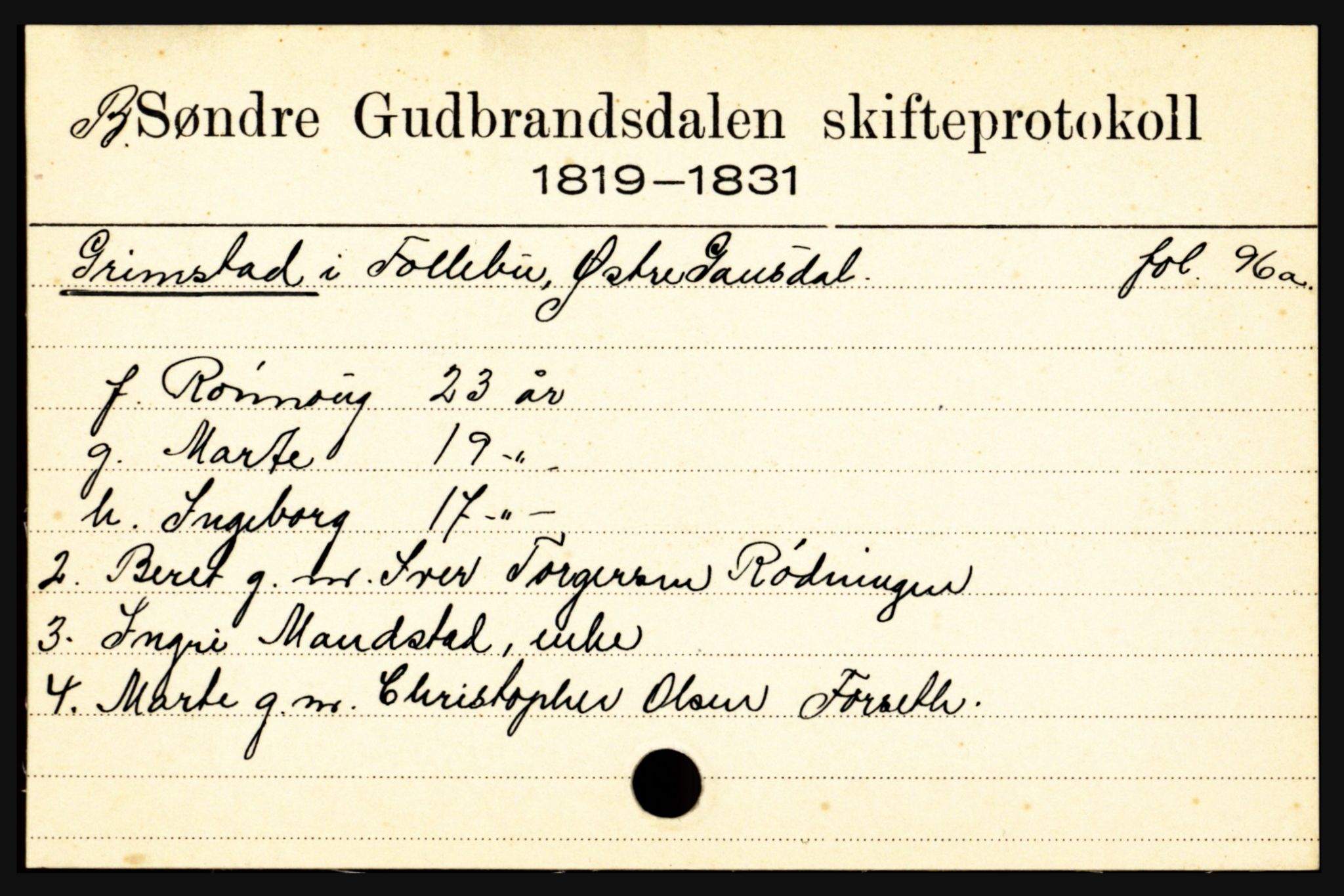 Sør-Gudbrandsdal tingrett, SAH/TING-004/J, 1658-1885, p. 3787
