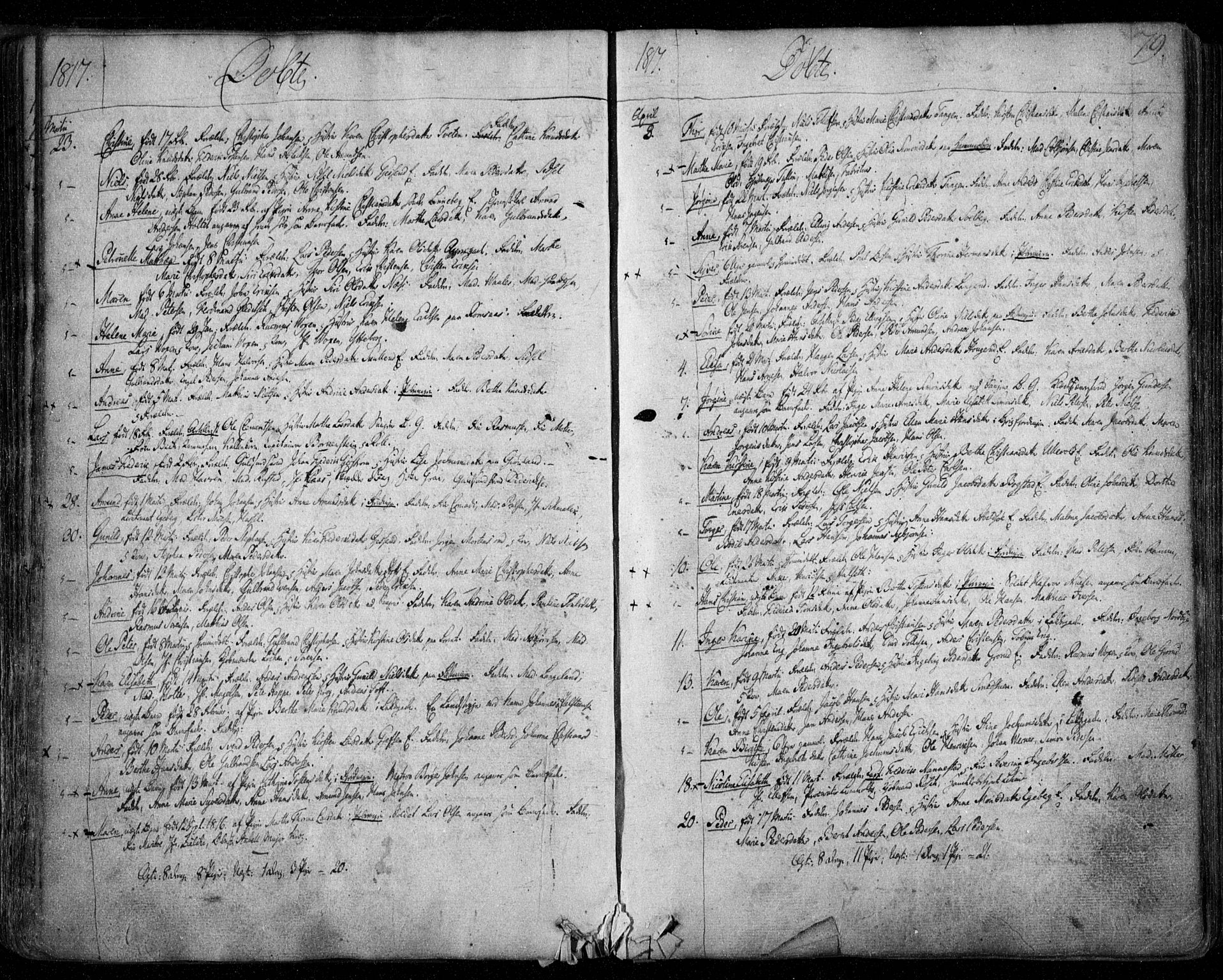 Aker prestekontor kirkebøker, AV/SAO-A-10861/F/L0011: Parish register (official) no. 11, 1810-1819, p. 79