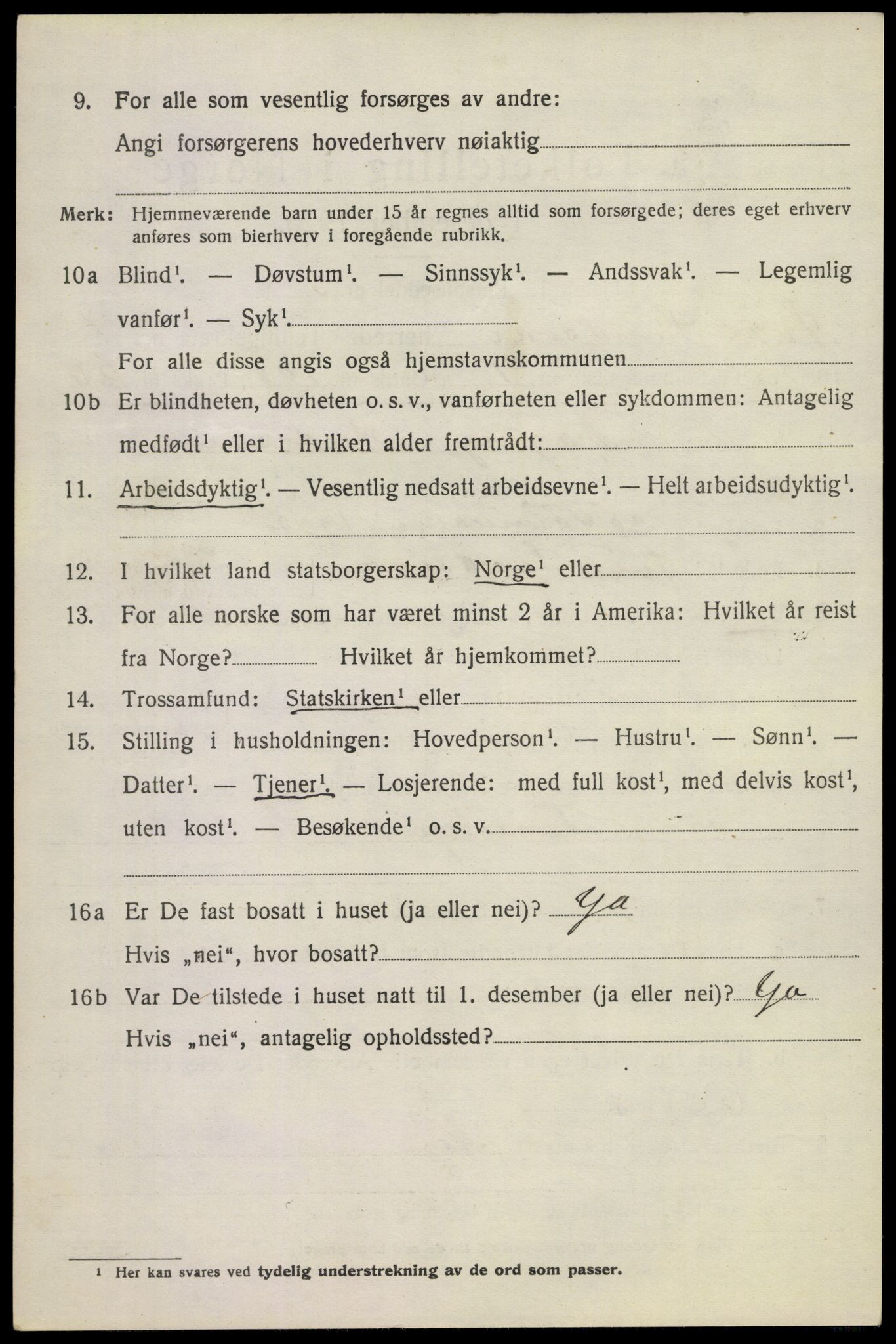 SAKO, 1920 census for Øvre Sandsvær, 1920, p. 3749