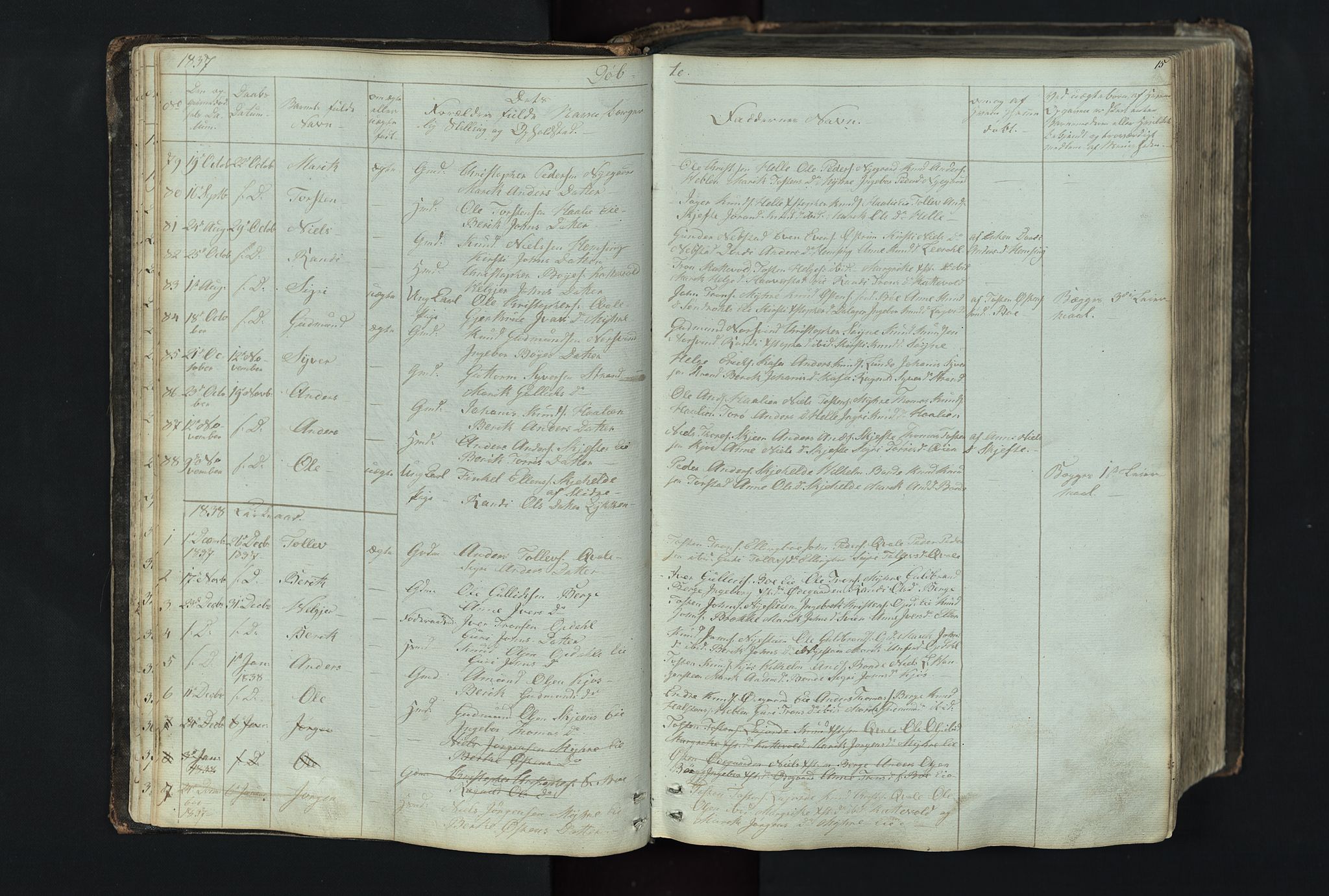 Vang prestekontor, Valdres, SAH/PREST-140/H/Hb/L0004: Parish register (copy) no. 4, 1835-1892, p. 15