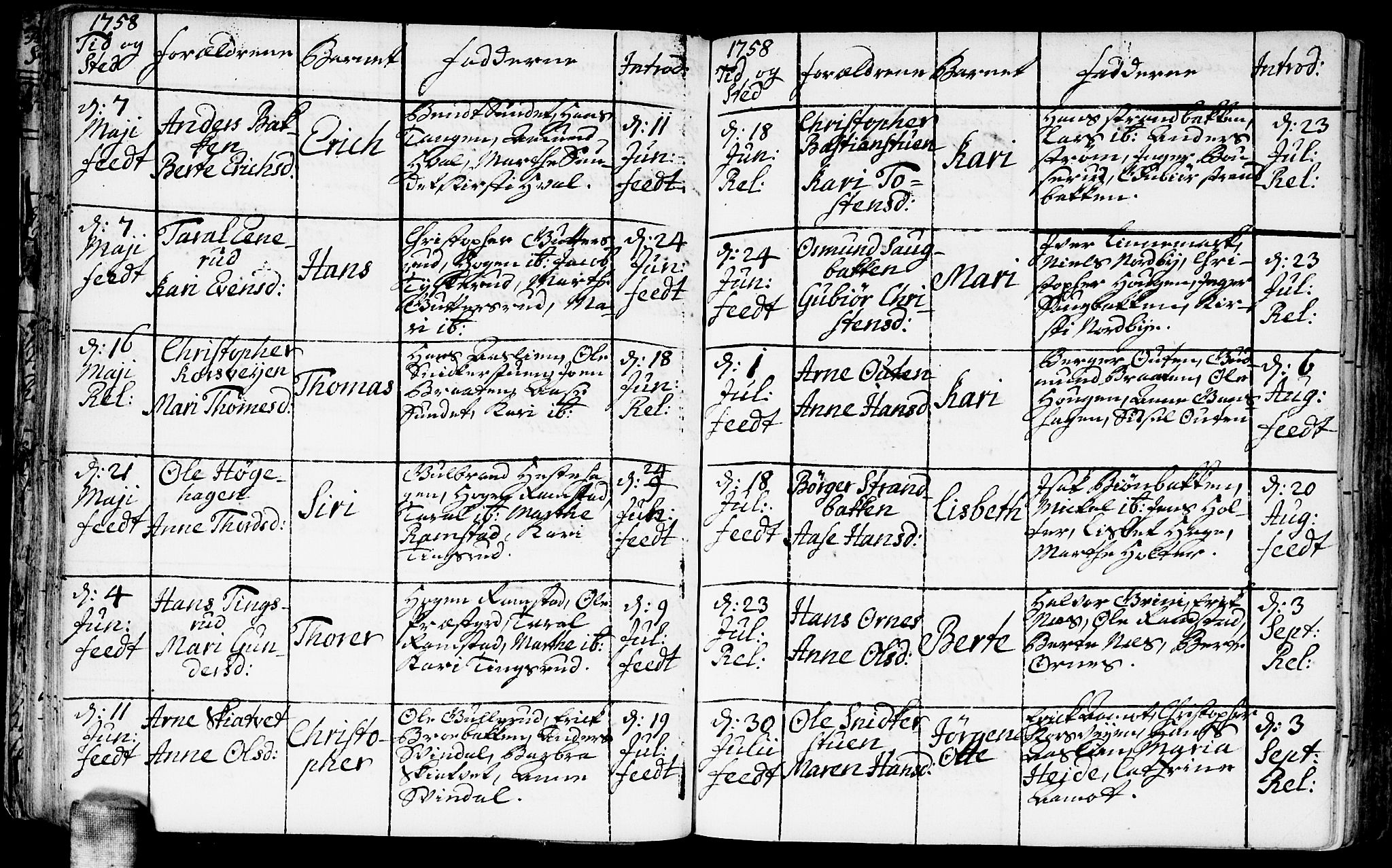 Fet prestekontor Kirkebøker, AV/SAO-A-10370a/F/Fa/L0004: Parish register (official) no. I 4, 1751-1773, p. 43