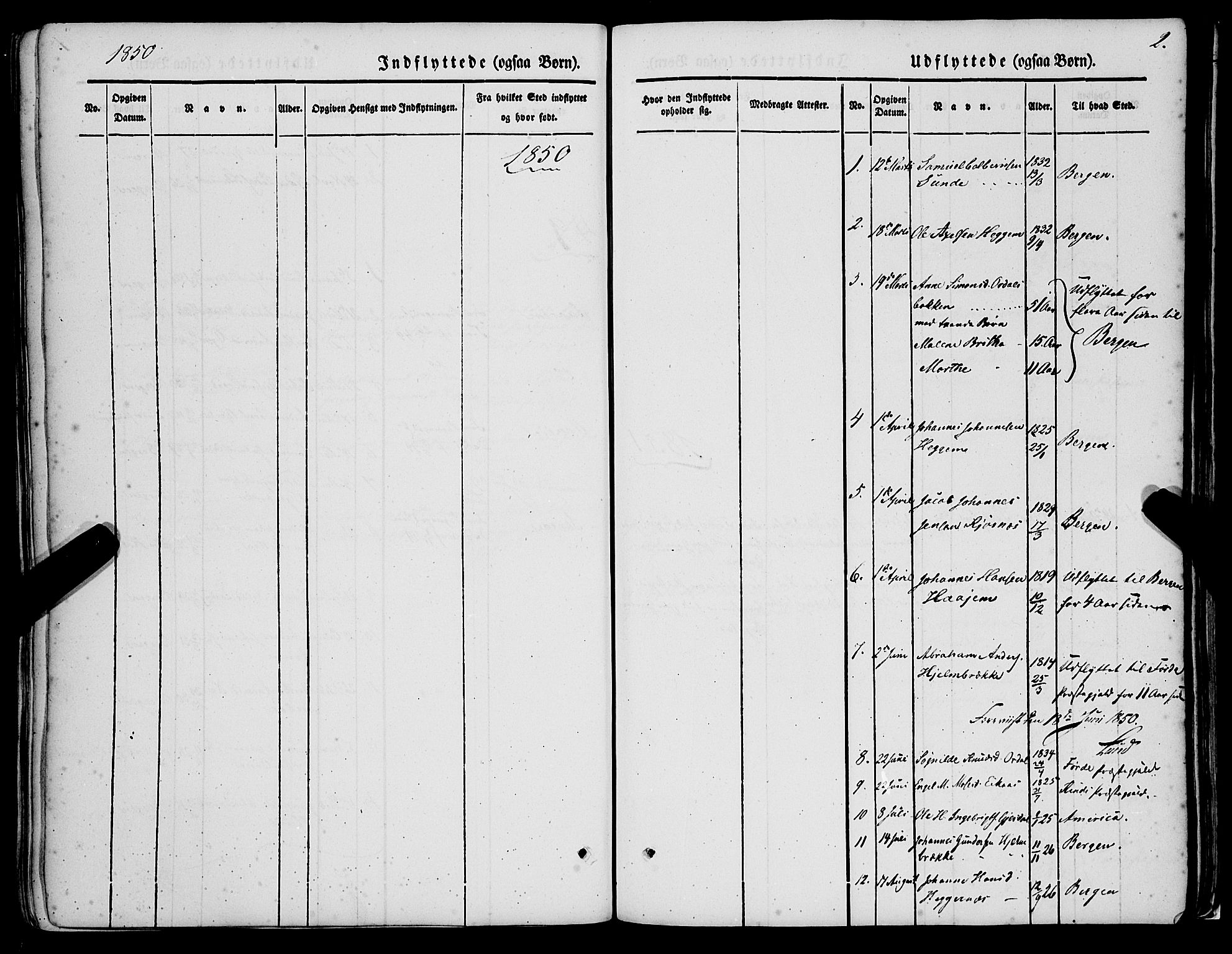 Jølster sokneprestembete, SAB/A-80701/H/Haa/Haaa/L0010: Parish register (official) no. A 10, 1847-1865, p. 2