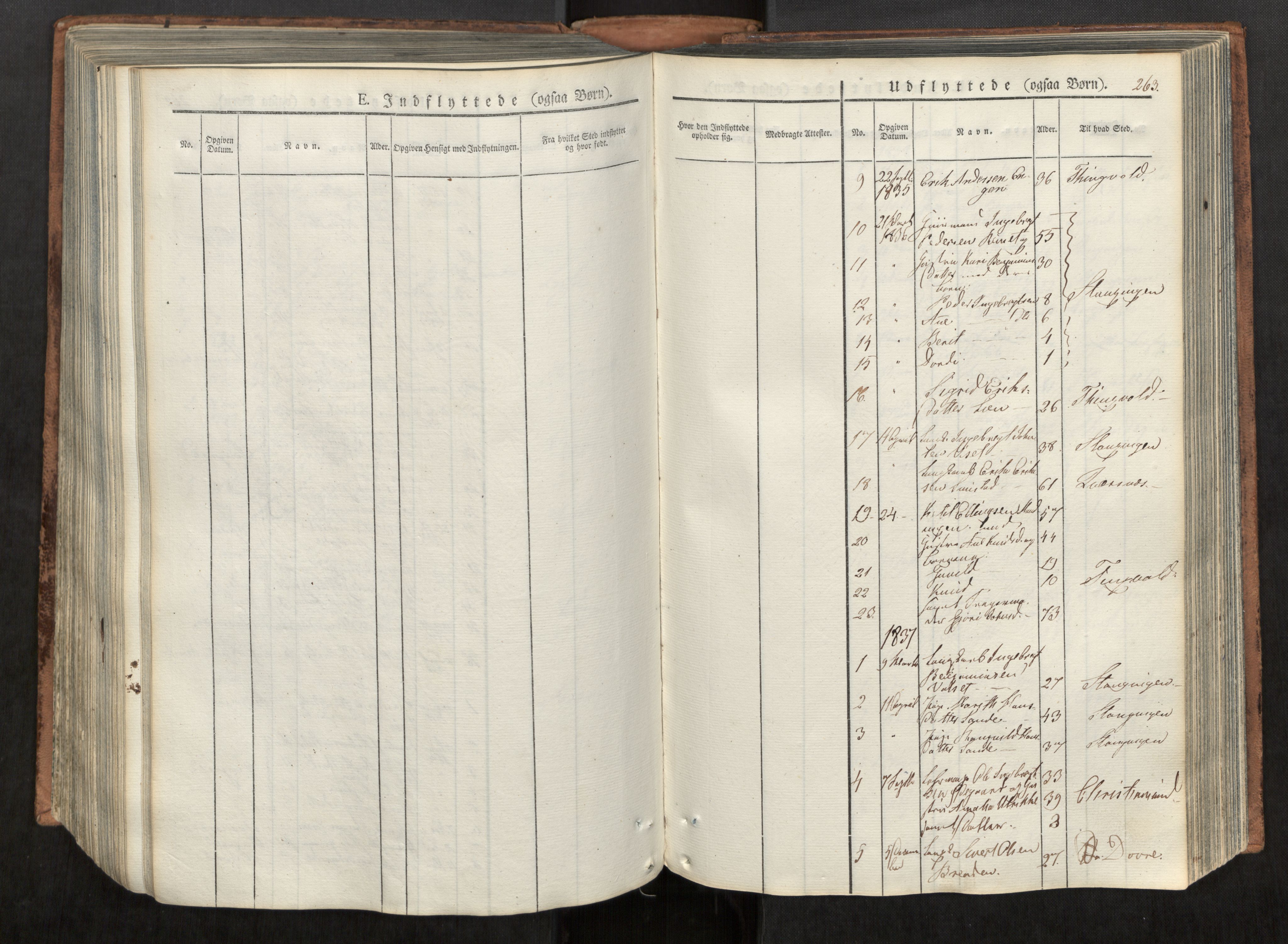 Ministerialprotokoller, klokkerbøker og fødselsregistre - Møre og Romsdal, SAT/A-1454/590/L1012: Parish register (official) no. 590A04, 1832-1846, p. 263