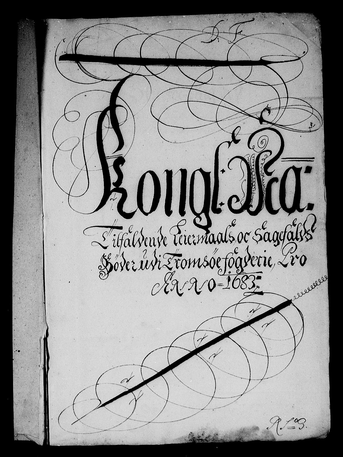 Rentekammeret inntil 1814, Reviderte regnskaper, Stiftamtstueregnskaper, Trondheim stiftamt og Nordland amt, AV/RA-EA-6044/R/Rg/L0074: Trondheim stiftamt og Nordland amt, 1683