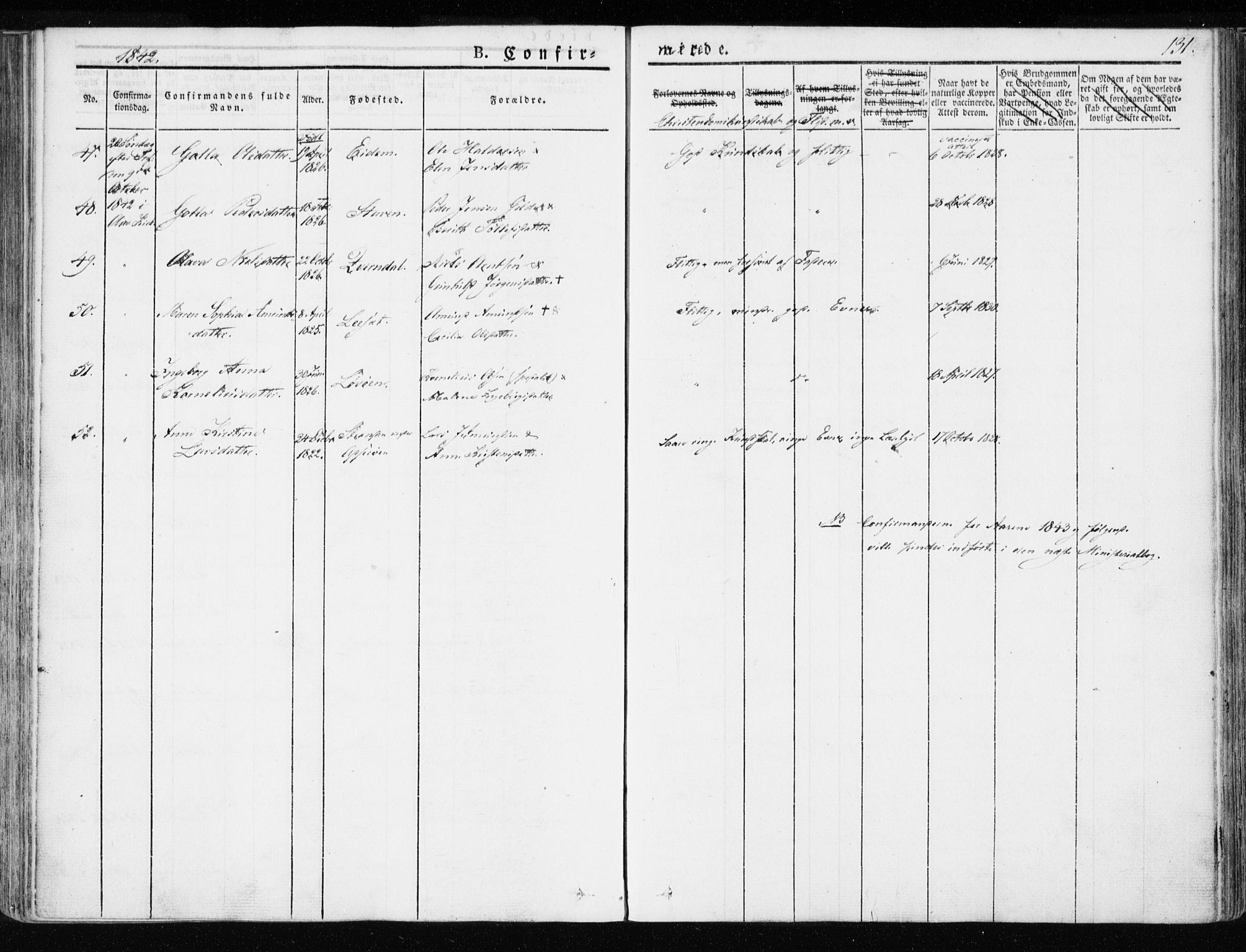 Ministerialprotokoller, klokkerbøker og fødselsregistre - Sør-Trøndelag, SAT/A-1456/655/L0676: Parish register (official) no. 655A05, 1830-1847, p. 131