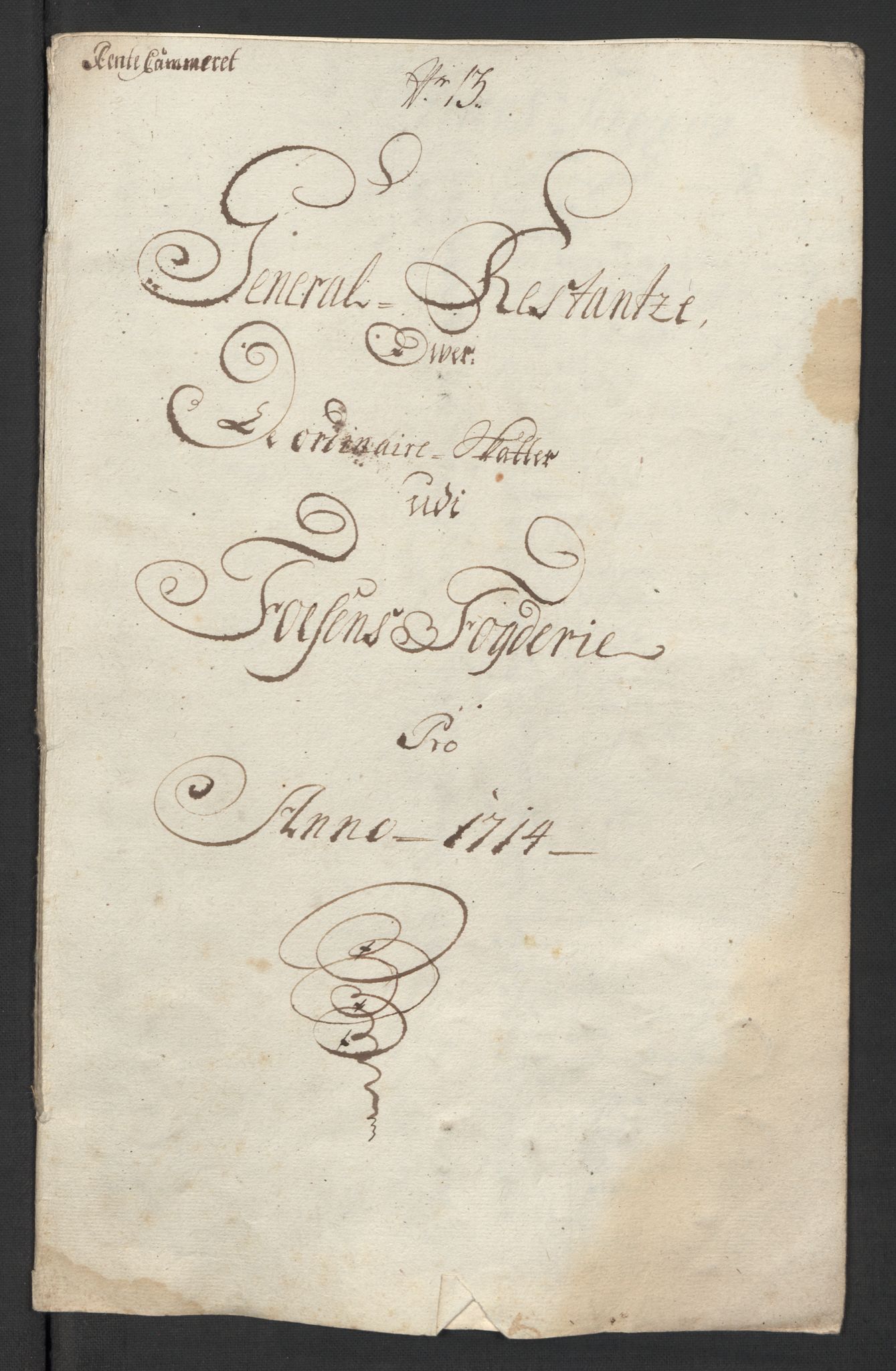 Rentekammeret inntil 1814, Reviderte regnskaper, Fogderegnskap, AV/RA-EA-4092/R57/L3862: Fogderegnskap Fosen, 1714, p. 201