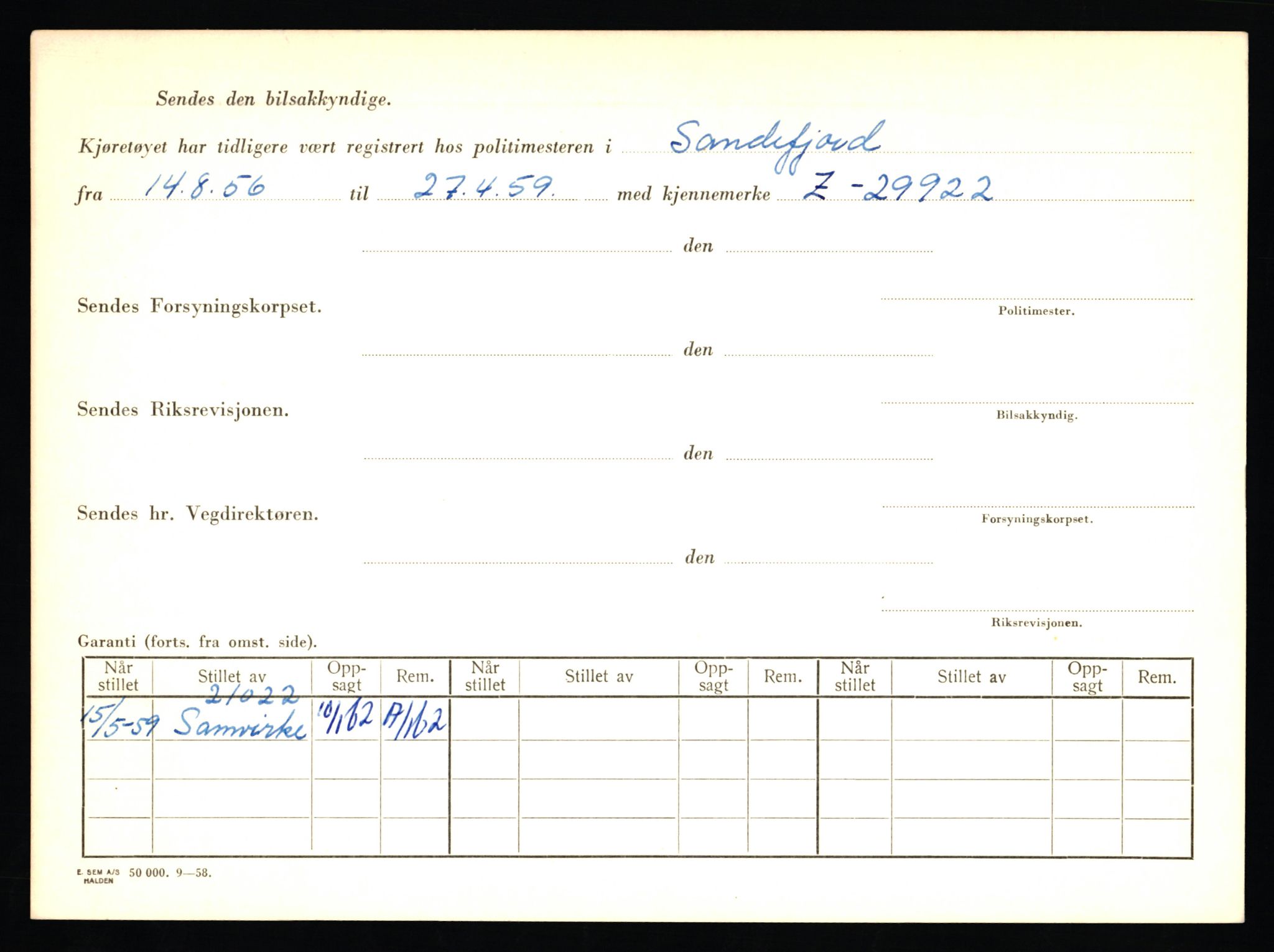 Stavanger trafikkstasjon, AV/SAST-A-101942/0/F/L0061: L-61300 - L-61999, 1930-1971, p. 44