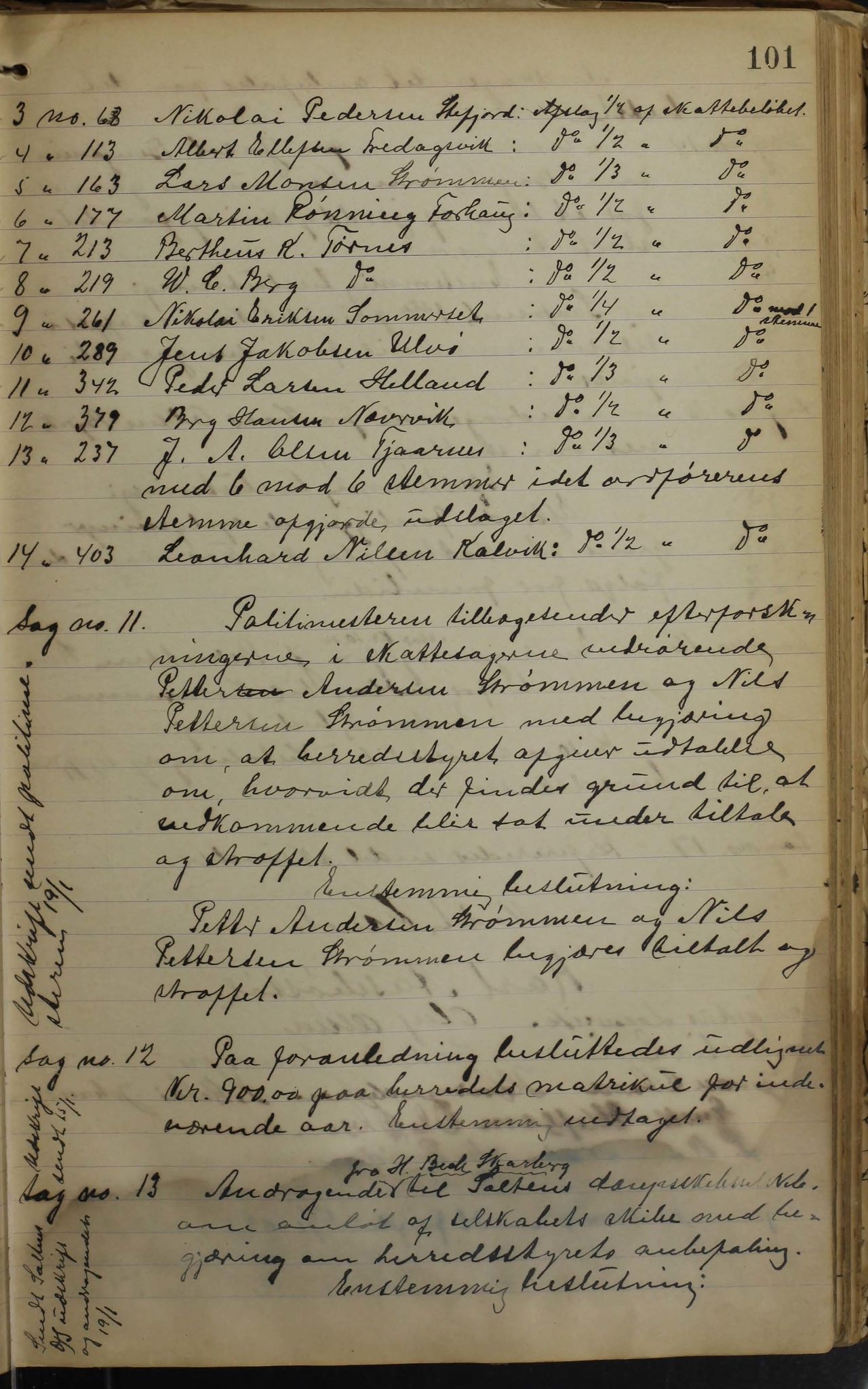 Tysfjord kommune. Formannskapet, AIN/K-18500.150/100/L0002: Forhandlingsprotokoll for Tysfjordens formandskap, 1895-1912