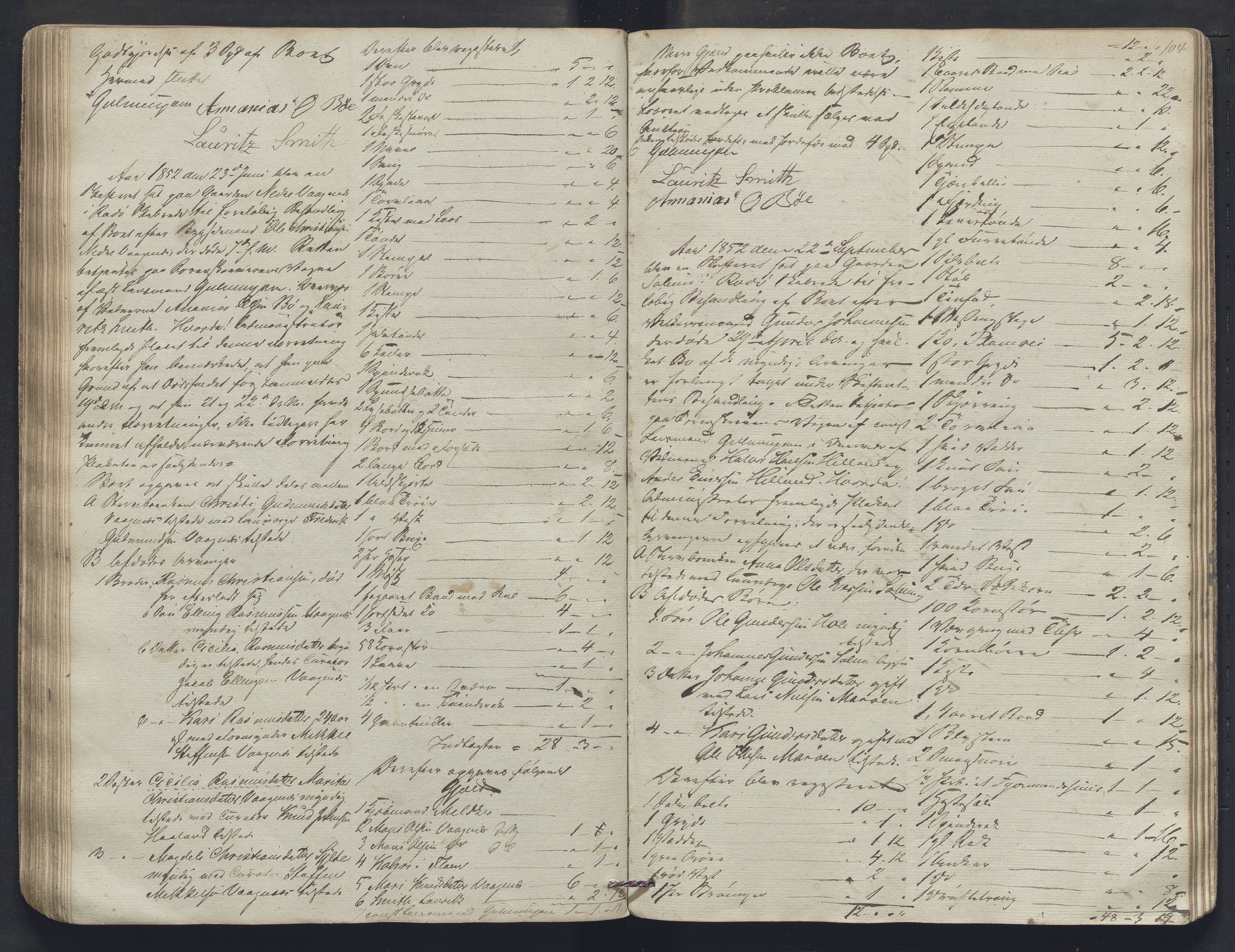 Nordhordland sorenskrivar, SAB/A-2901/1/H/Hb/L0017: Registreringsprotokollar, 1846-1852, p. 104