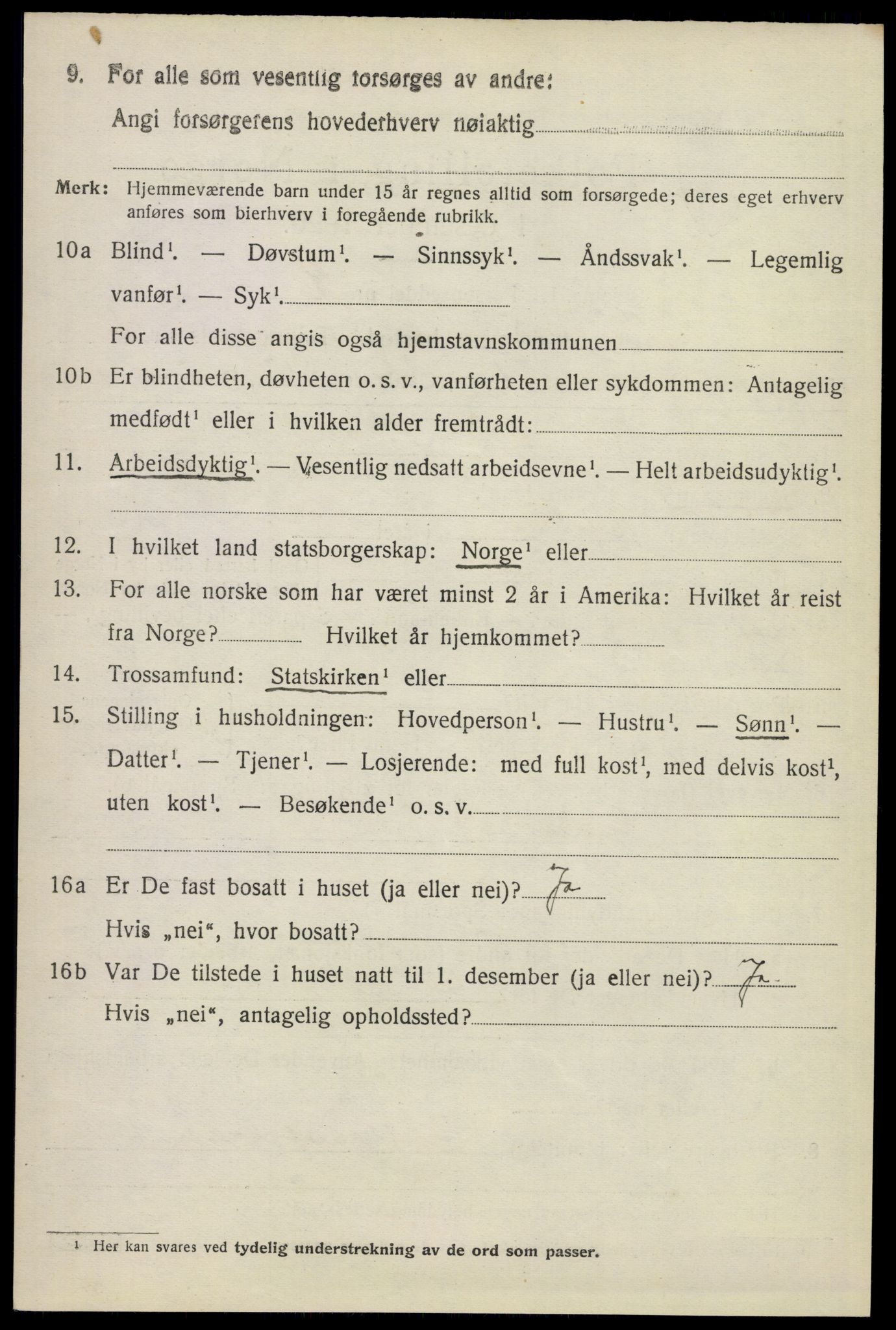 SAKO, 1920 census for Sauherad, 1920, p. 5074