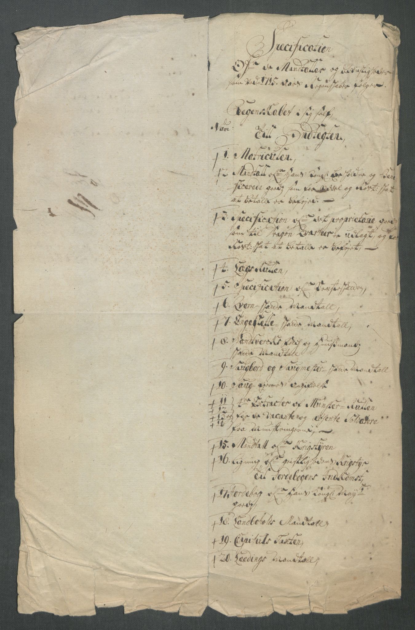 Rentekammeret inntil 1814, Reviderte regnskaper, Fogderegnskap, AV/RA-EA-4092/R61/L4115: Fogderegnskap Strinda og Selbu, 1715-1716, p. 12