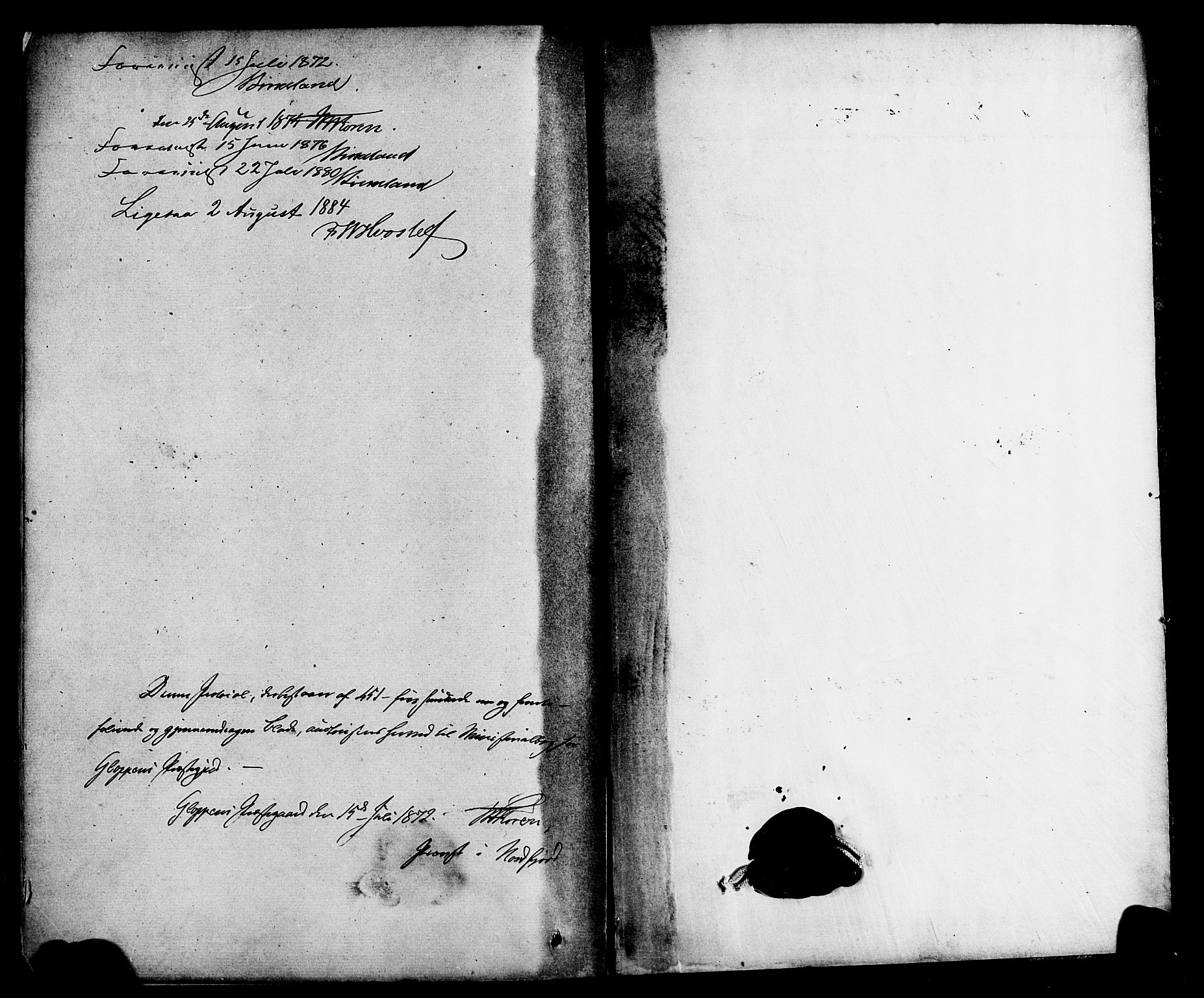 Gloppen sokneprestembete, SAB/A-80101/H/Haa/Haaa/L0010: Parish register (official) no. A 10, 1871-1884, p. 412