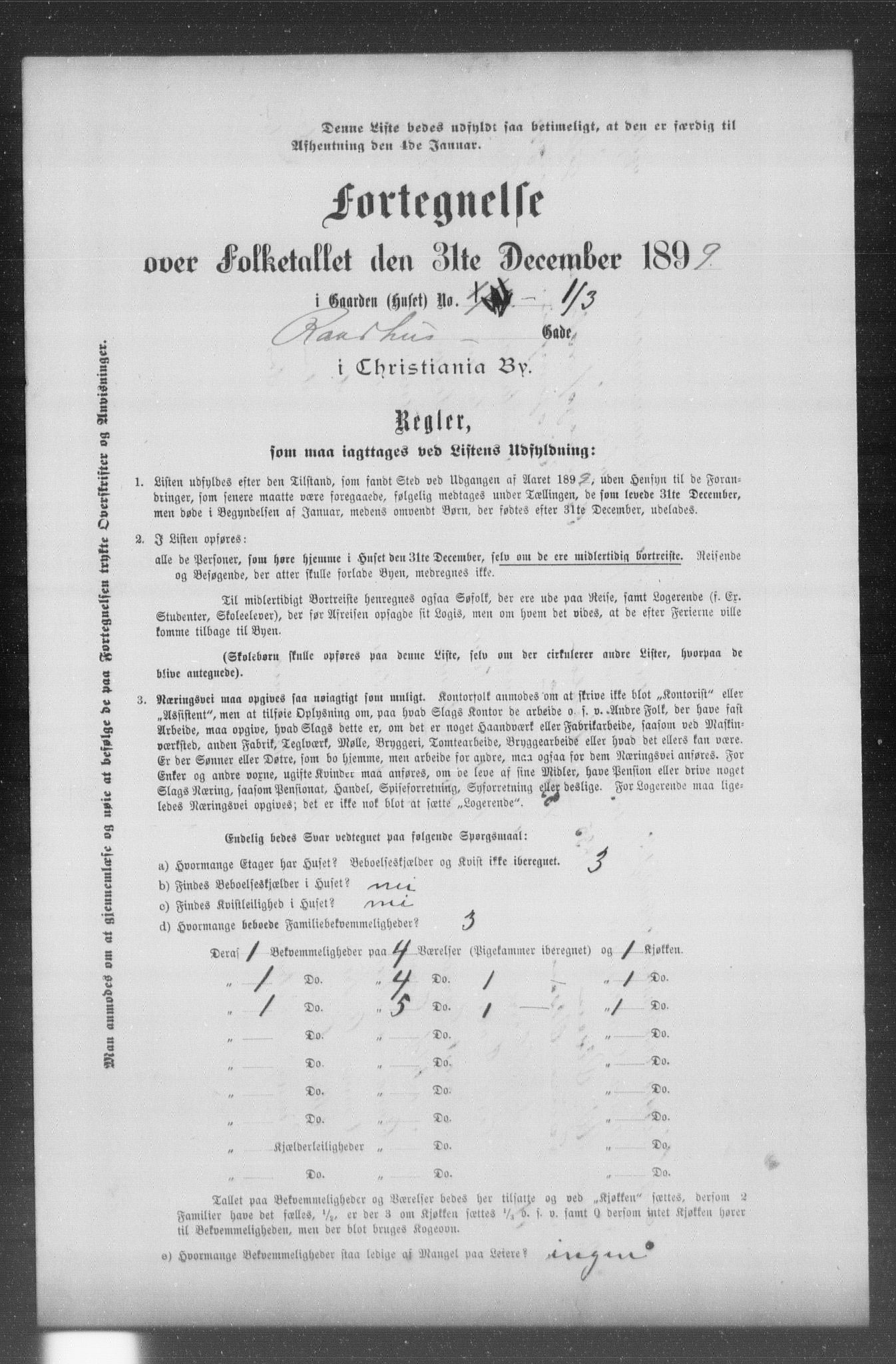 OBA, Municipal Census 1899 for Kristiania, 1899, p. 11230