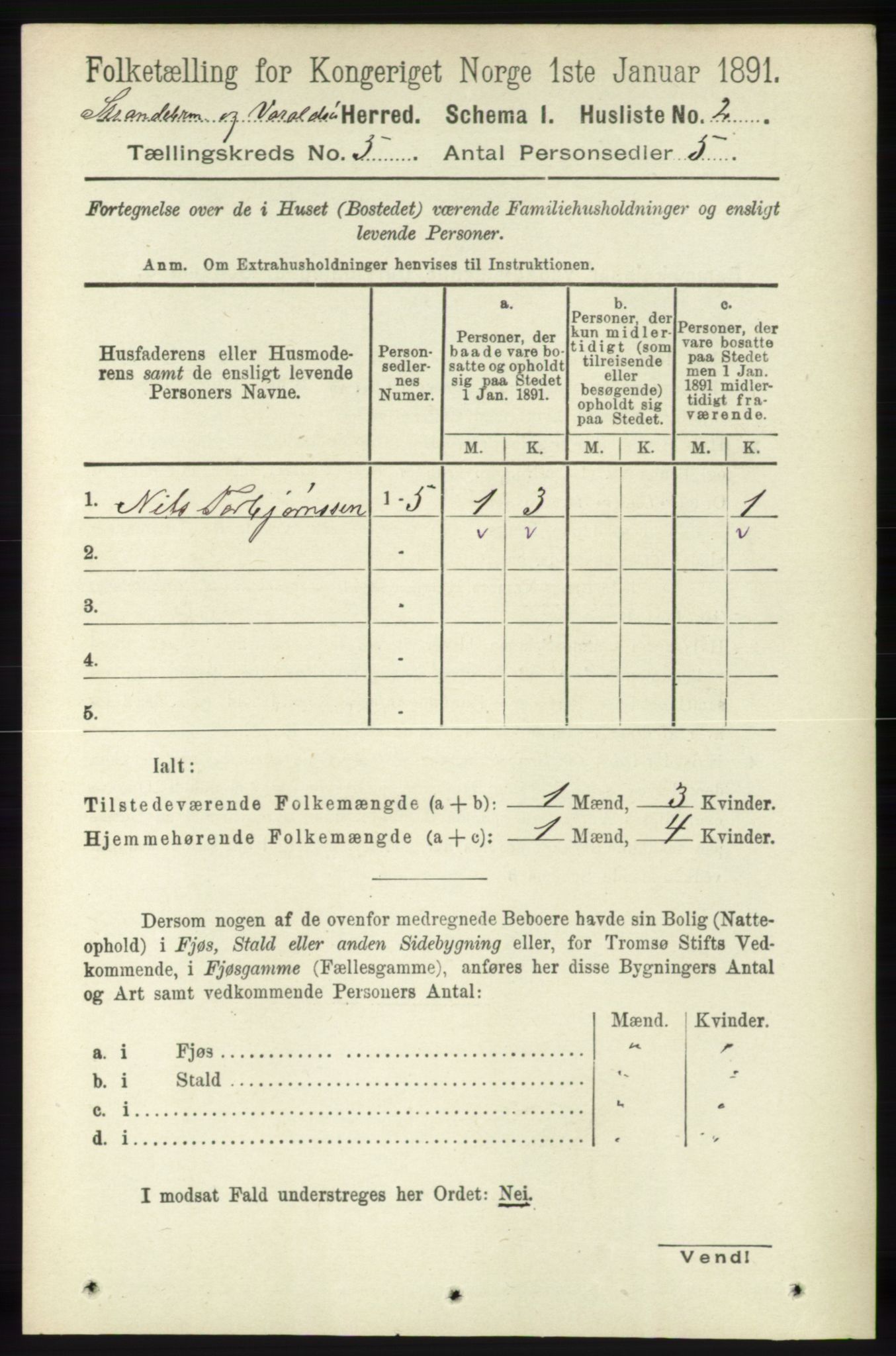 RA, 1891 census for 1226 Strandebarm og Varaldsøy, 1891, p. 1793