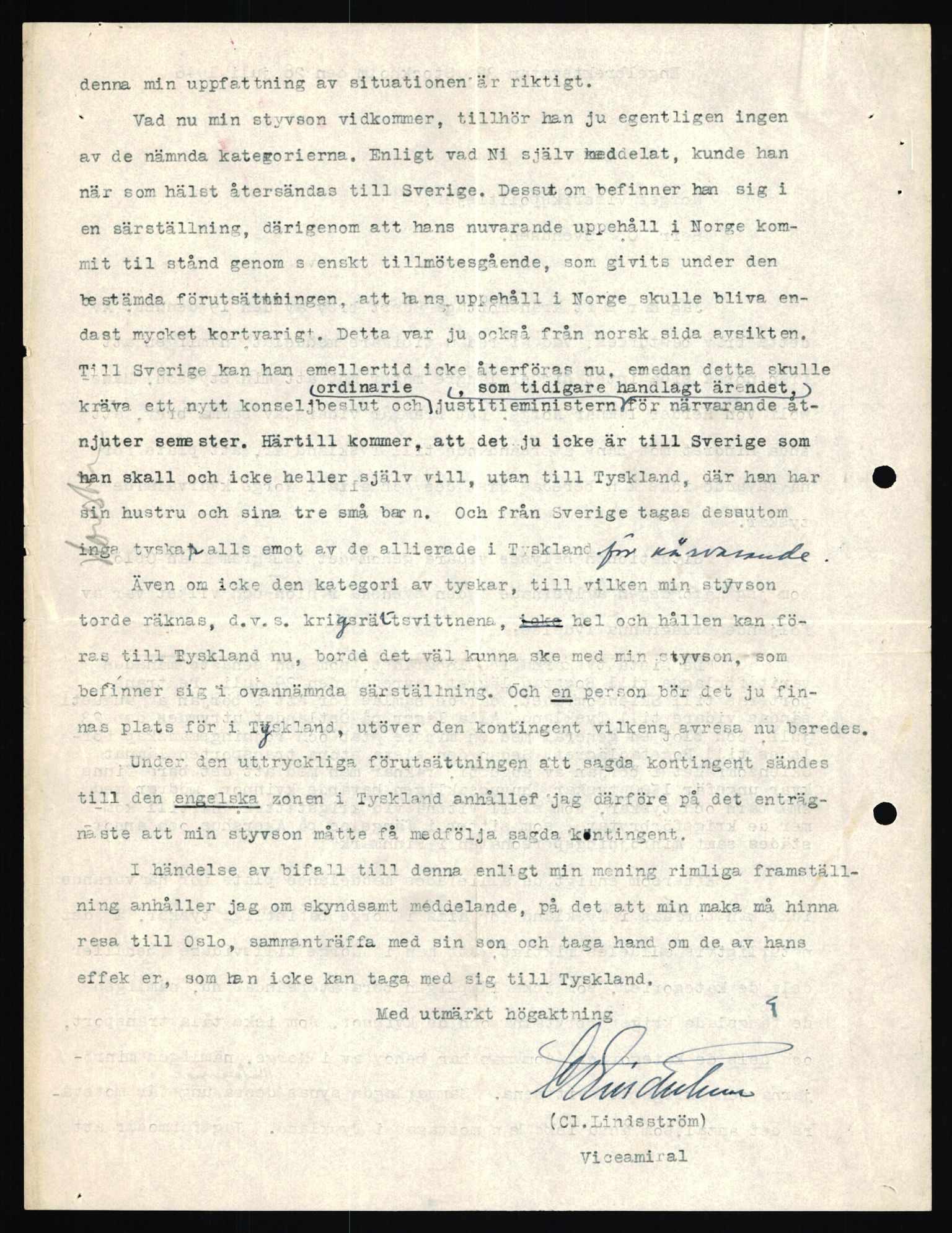 Forsvaret, Forsvarets overkommando II, AV/RA-RAFA-3915/D/Db/L0013: CI Questionaires. Tyske okkupasjonsstyrker i Norge. Tyskere., 1945-1946, p. 27