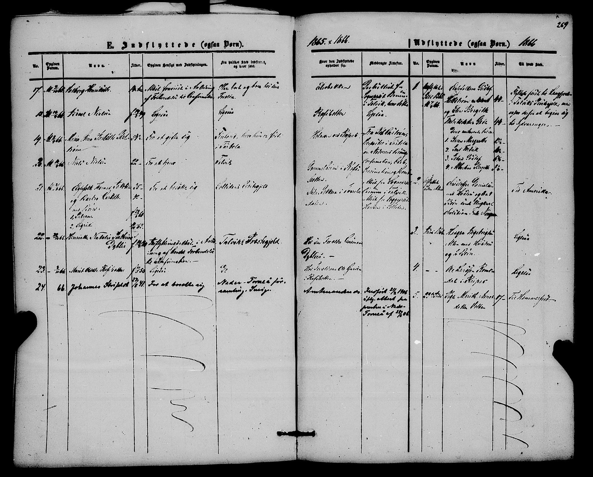 Alta sokneprestkontor, SATØ/S-1338/H/Ha/L0001.kirke: Parish register (official) no. 1, 1858-1878, p. 269