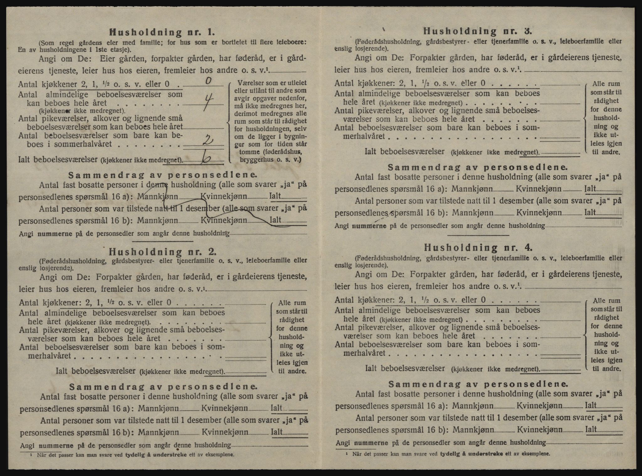 SAT, 1920 census for Oppdal, 1920, p. 1570