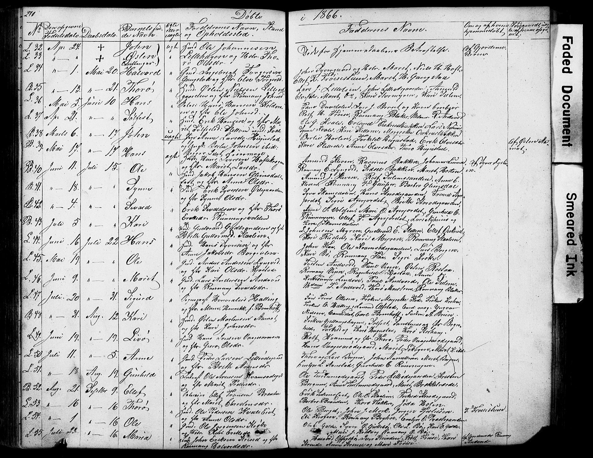 Lom prestekontor, SAH/PREST-070/L/L0012: Parish register (copy) no. 12, 1845-1873, p. 270-271